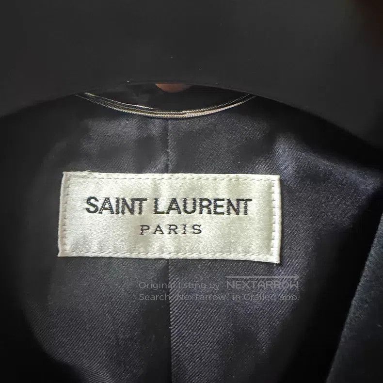 Saint Laurent Paris Saint Laurent Paris First-year green fruit collar wool sui Size US L / EU 52-54 / 3 - 4 Thumbnail