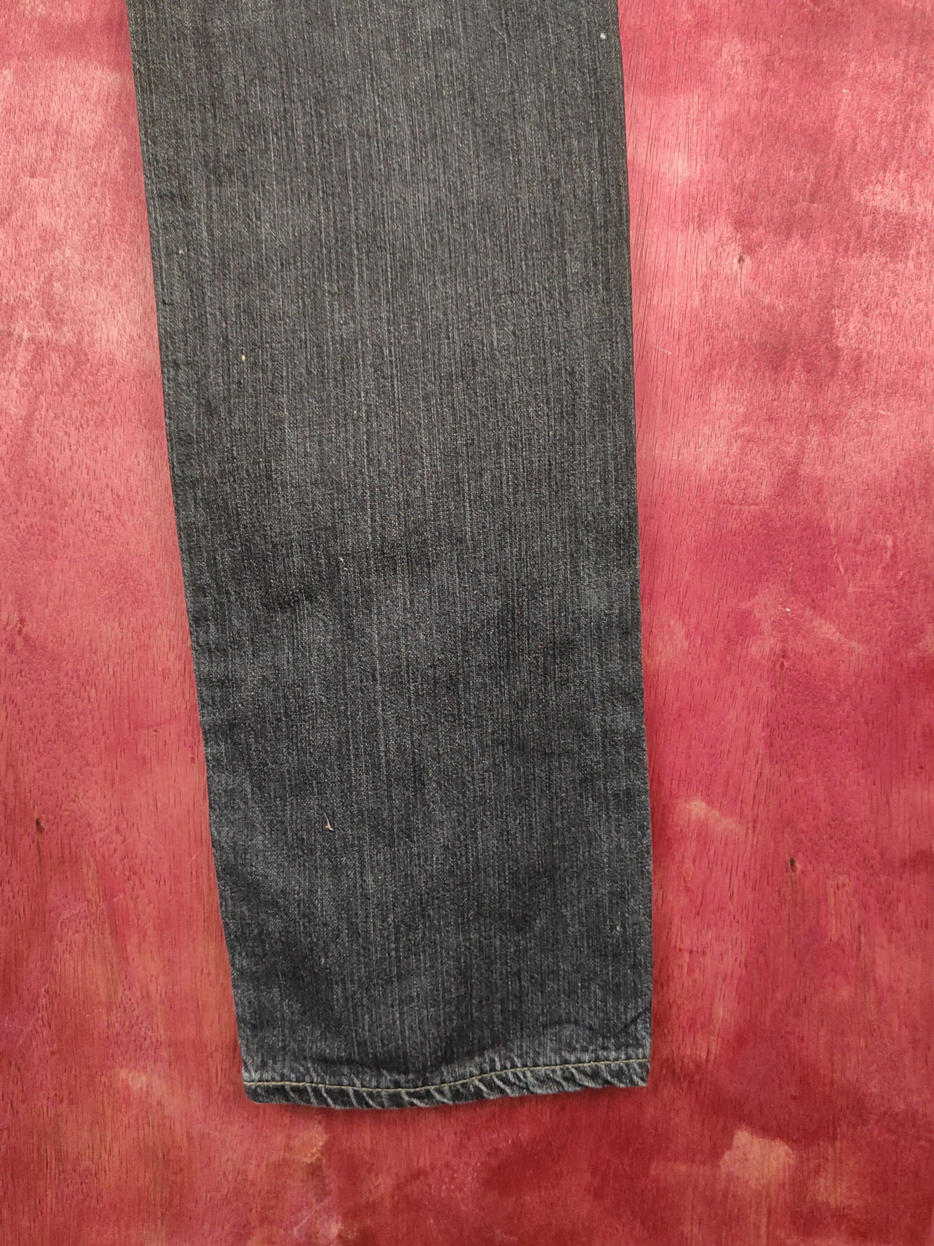 Edwin × Japanese Brand Edwin Black Distressed Ripped Jeans #S1851 Size US 29 - 14 Thumbnail