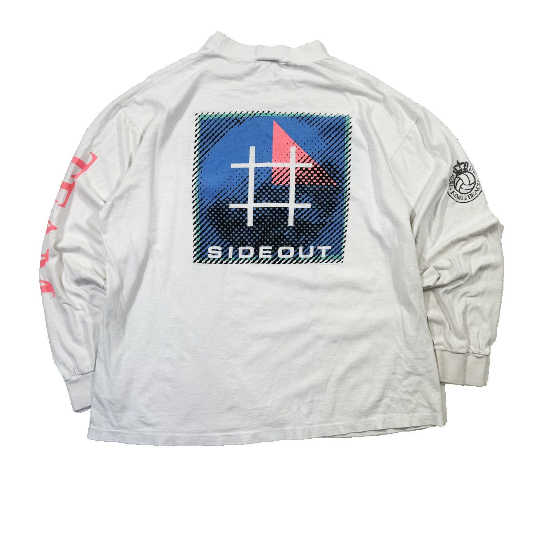 Vintage Vintage 90s Sideout Sport Pro Beach Graphic Long Sleeve Size US XL / EU 56 / 4 - 4 Thumbnail