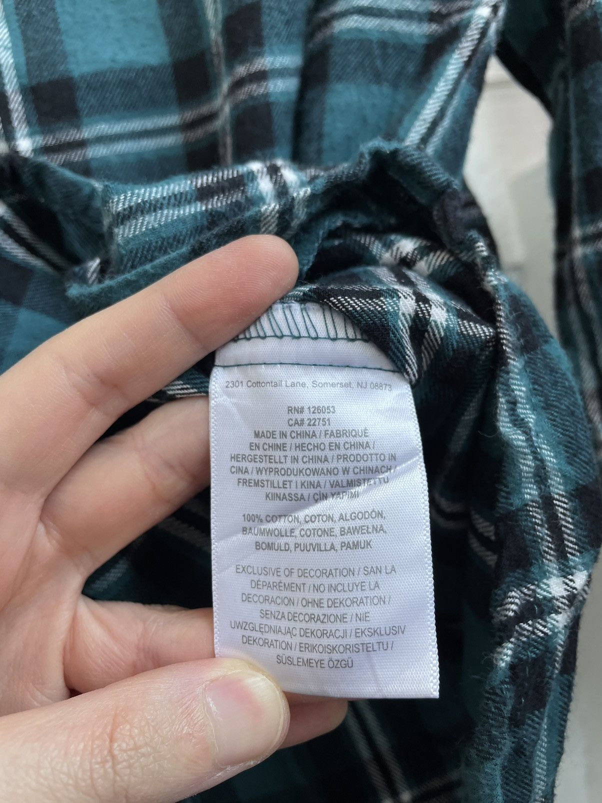 Flannel × NFL PHILADELPHIA EAGLES FLANNEL LONG SLEEVE Size US L / EU 52-54 / 3 - 7 Thumbnail