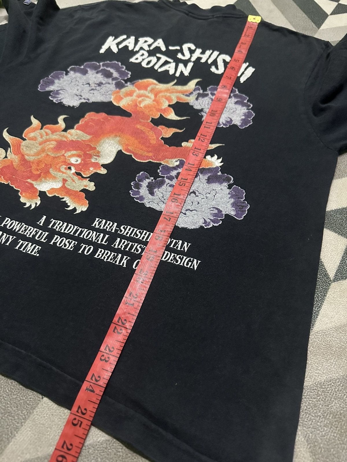 Sun Surf Vintage Sun surf Kara-Sishi Botan backhit tshirt Size US M / EU 48-50 / 2 - 7 Thumbnail