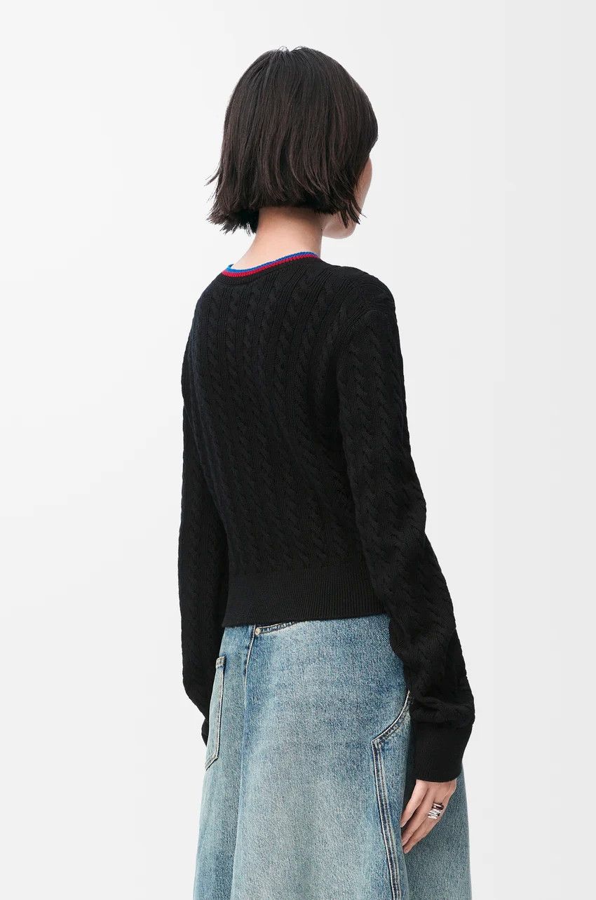 o1loc1c0525 Sweaters in Black