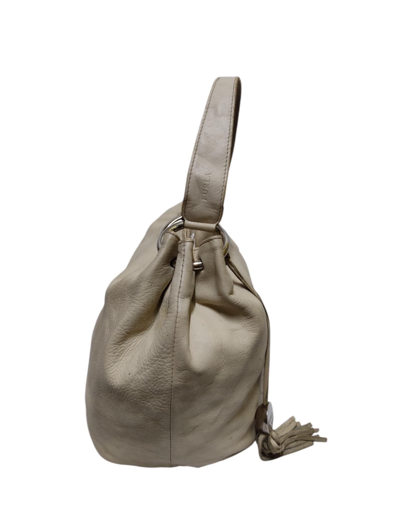 Furla FURLA WHITE LEATHER SHOULDER BAG Size ONE SIZE - 9 Thumbnail