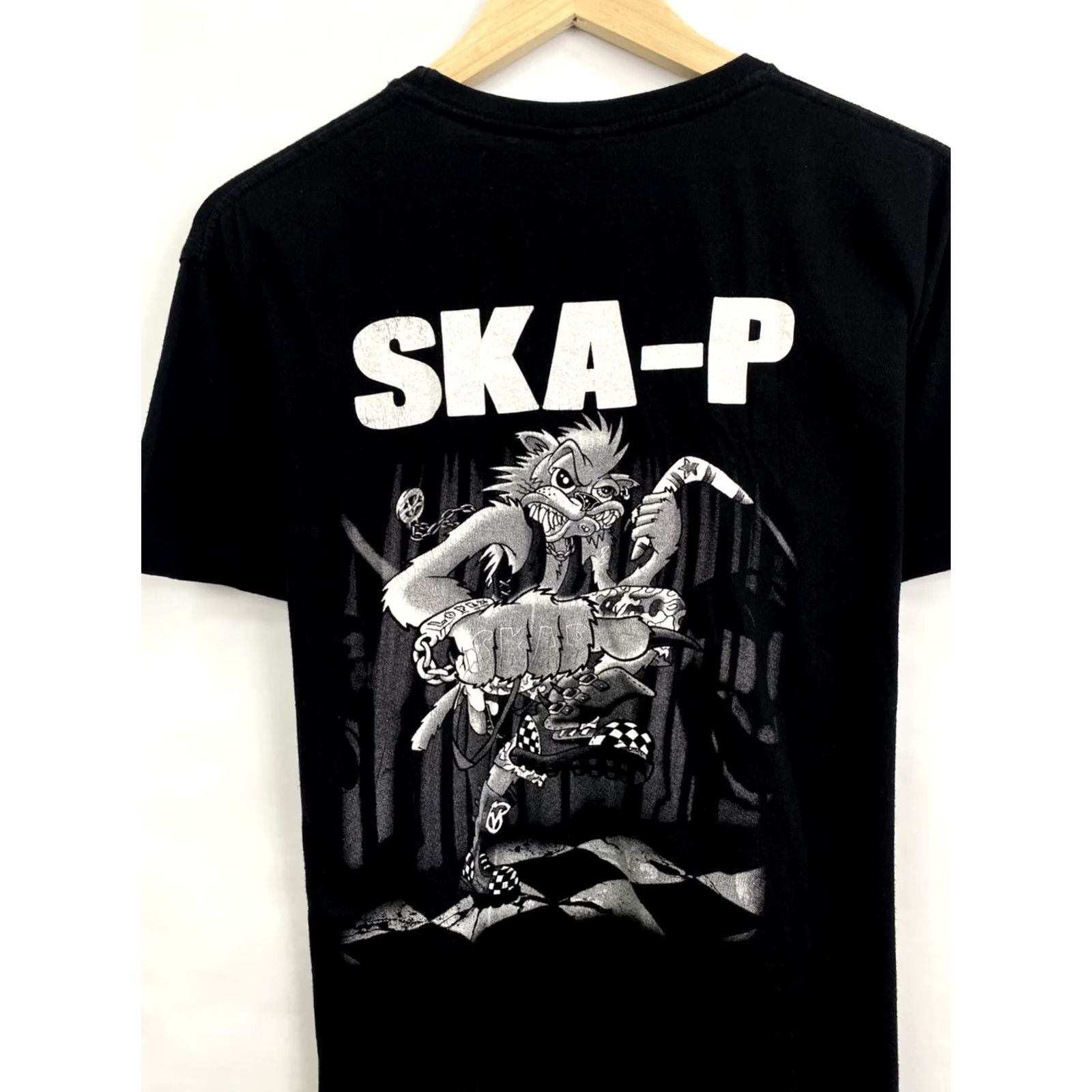 Vintage Vintage Ska-P Punk Band Printed T Shirt Black M Men 90s KS-Punk Style Shirt Size US M / EU 48-50 / 2 - 6 Thumbnail