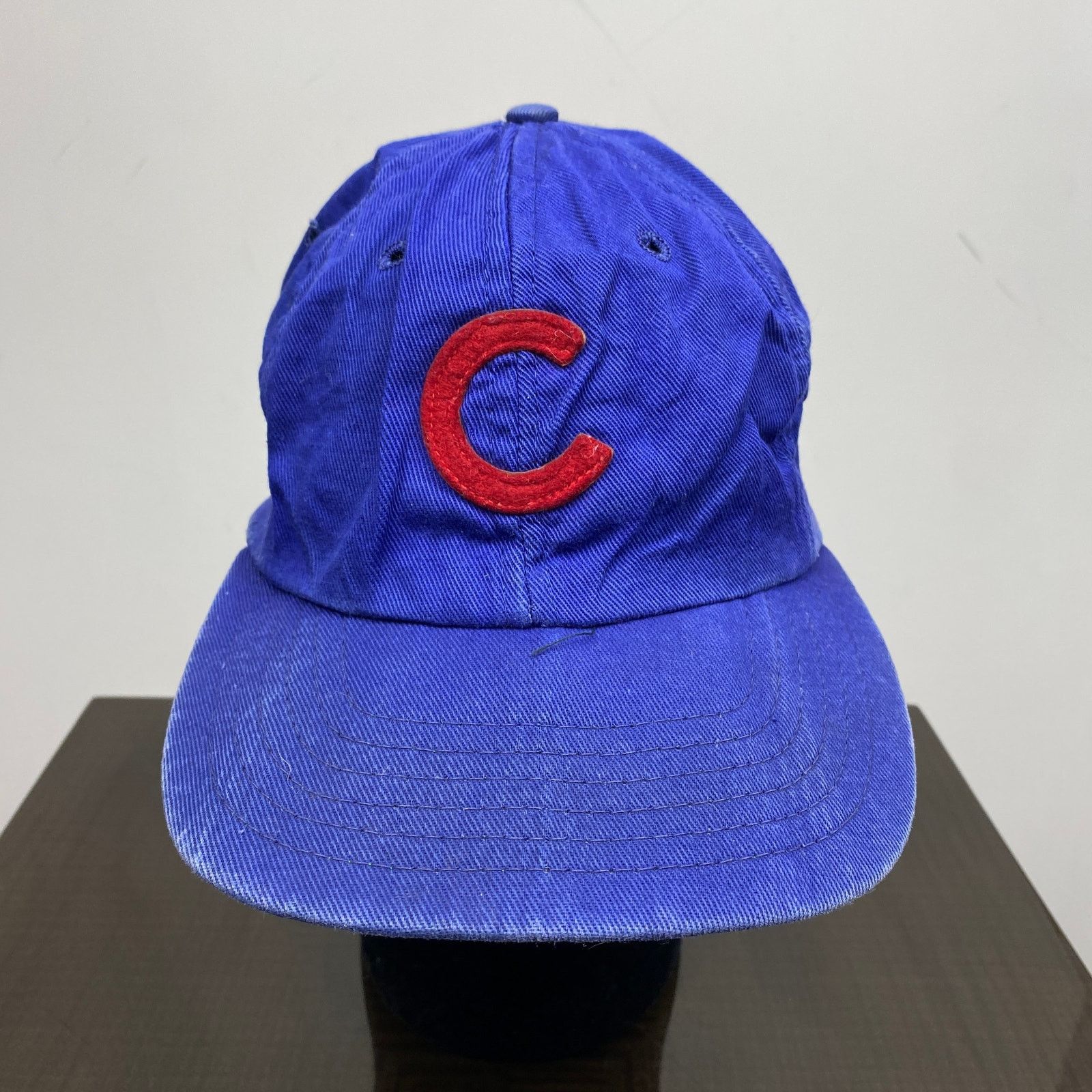 Vintage Rare Vintage Chicago Cubs Fitted Baseball Cap Hat Size ONE SIZE - 2 Thumbnail