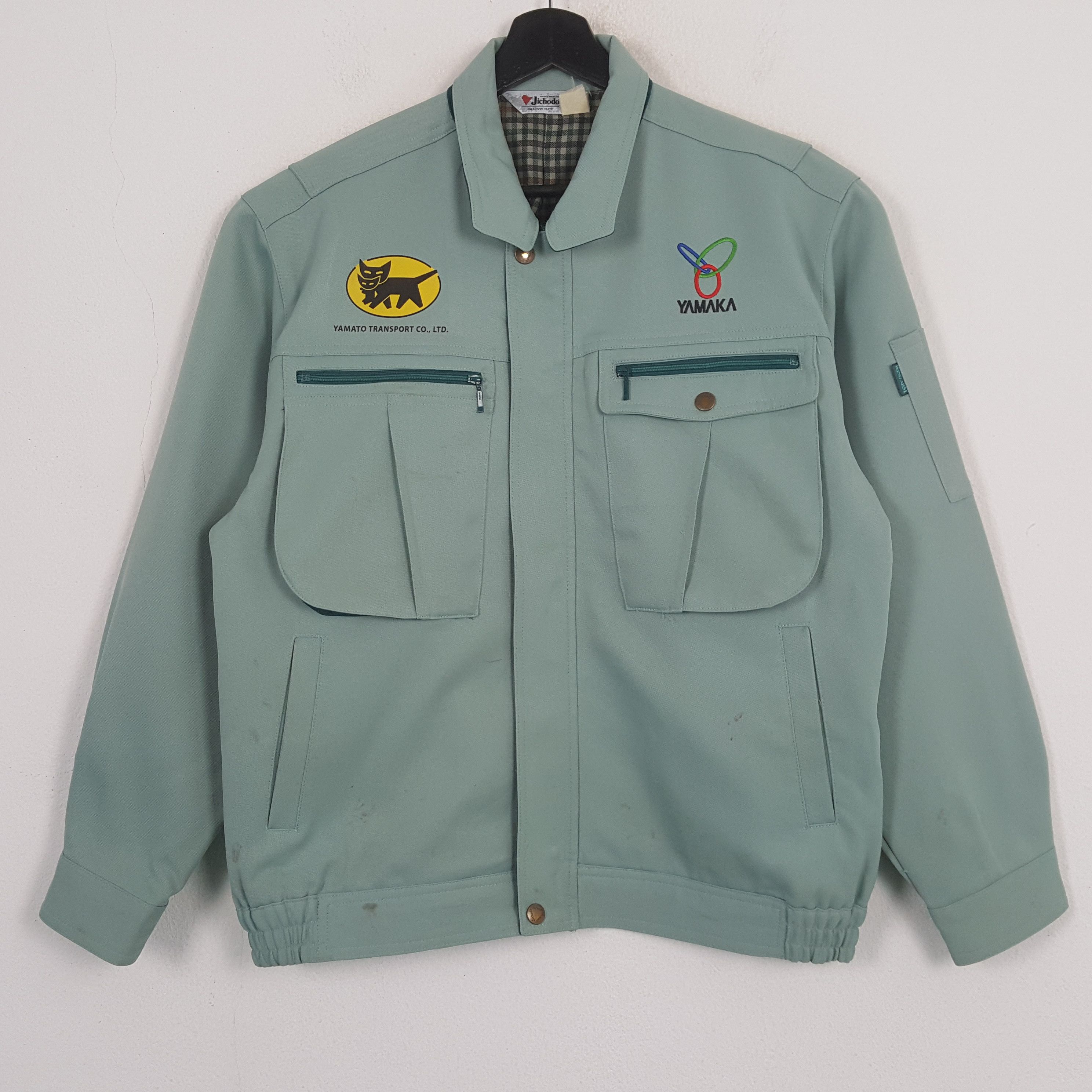 Vintage YAMATO TRANSPORT Japanese Workwear Custom Jacket C291N17 Size US M / EU 48-50 / 2 - 3 Thumbnail