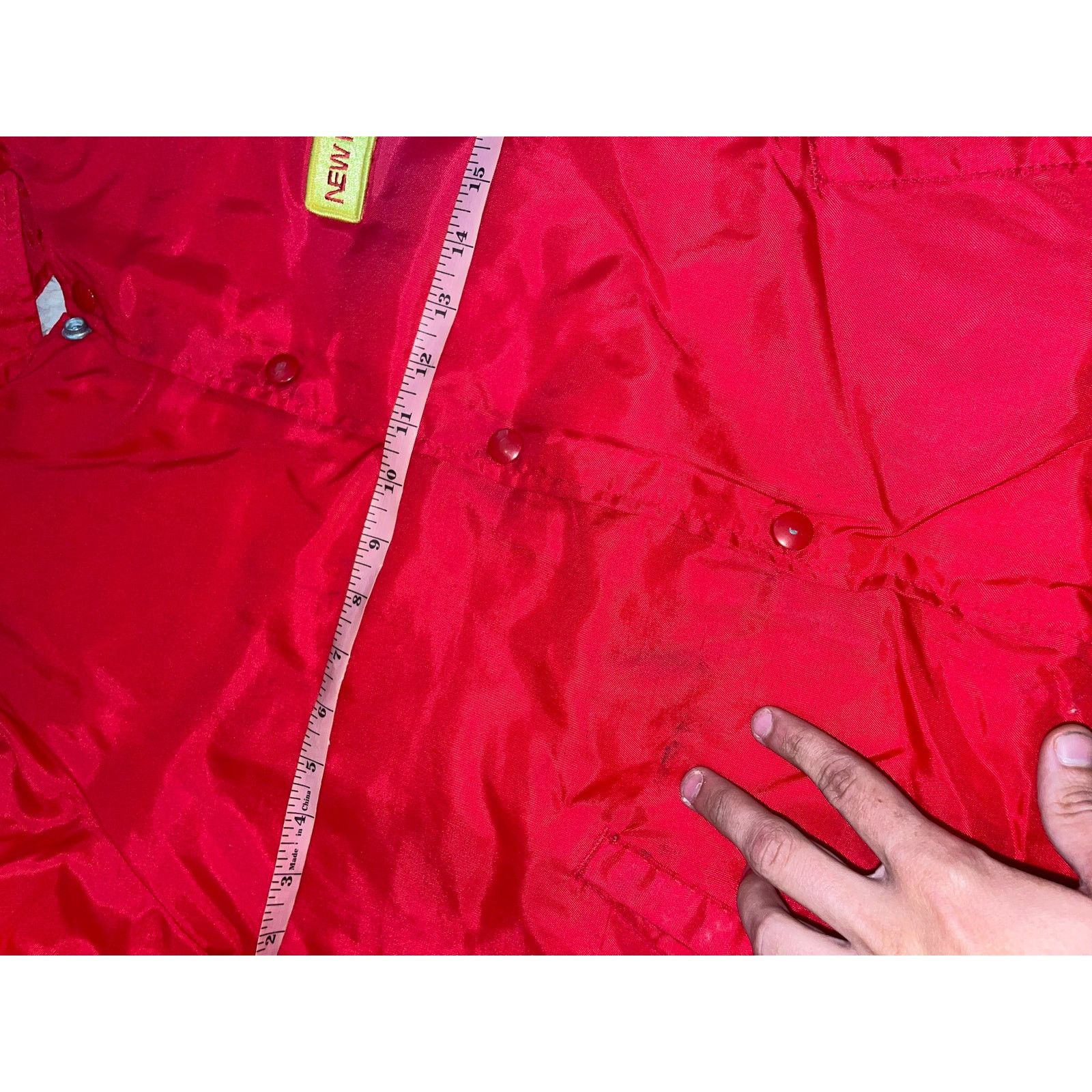 Vintage Vintage New Holland Red Bomber Jacket Upstream Lined VTG XL Size US XL / EU 56 / 4 - 11 Thumbnail