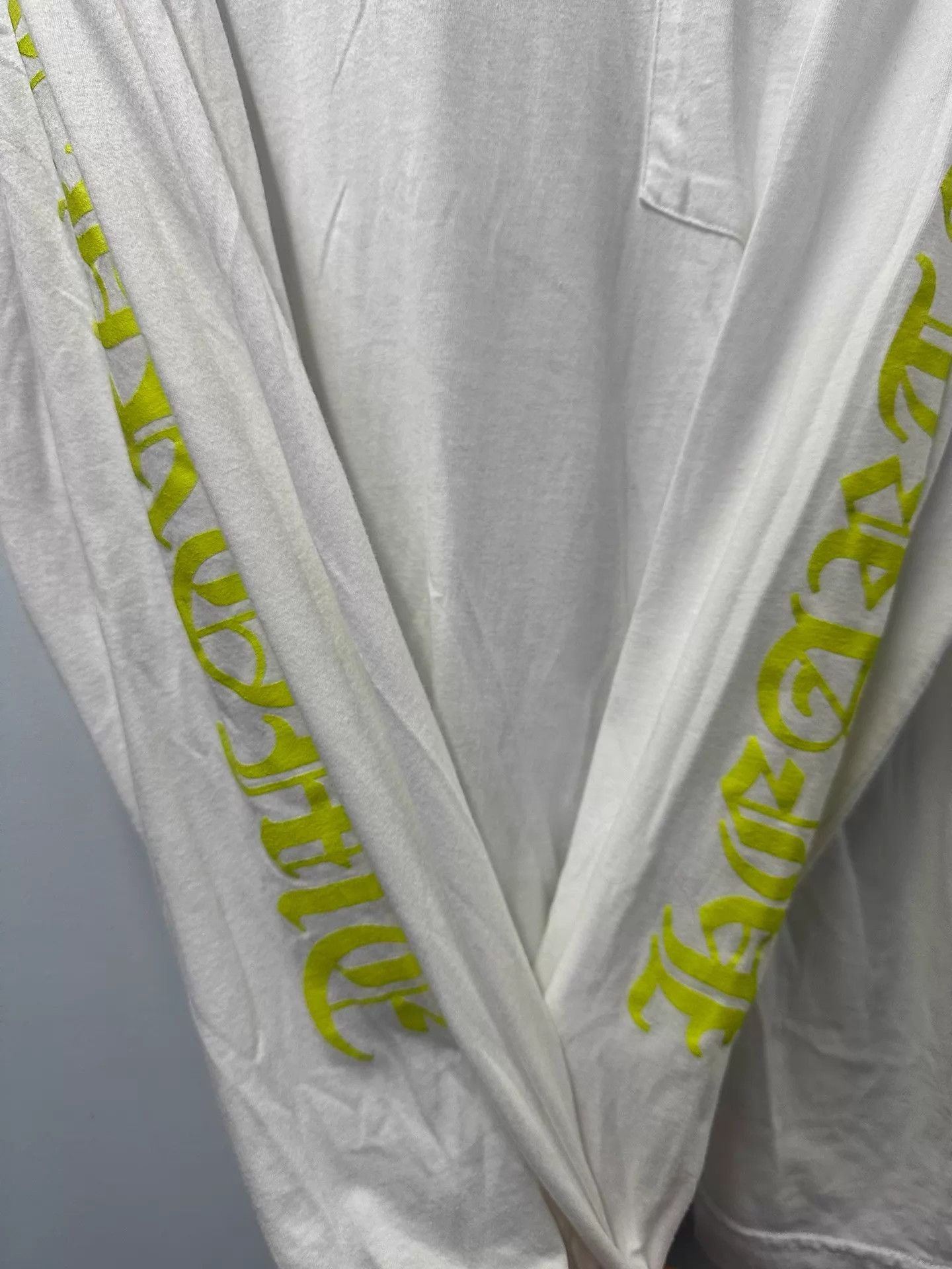 Chrome Hearts Chrome Hearts White Yellow Cross Long Sleeve XL Rare Size US XL / EU 56 / 4 - 3 Thumbnail