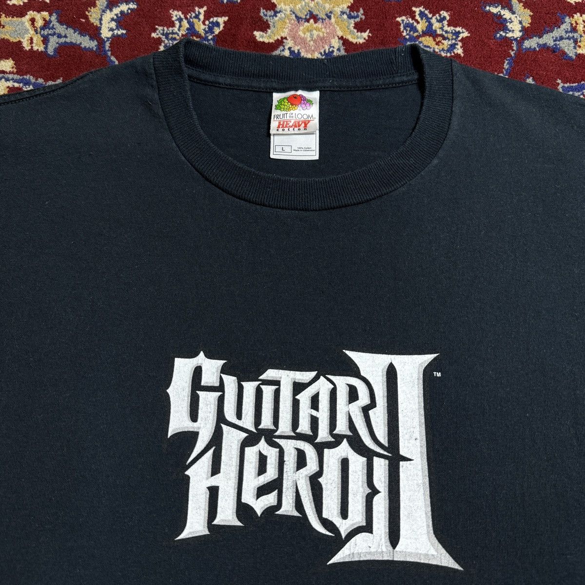 Playstation 2000s Guitar Hero 2 Xbox 360 video game promo tee music y2k Size US L / EU 52-54 / 3 - 1 Thumbnail