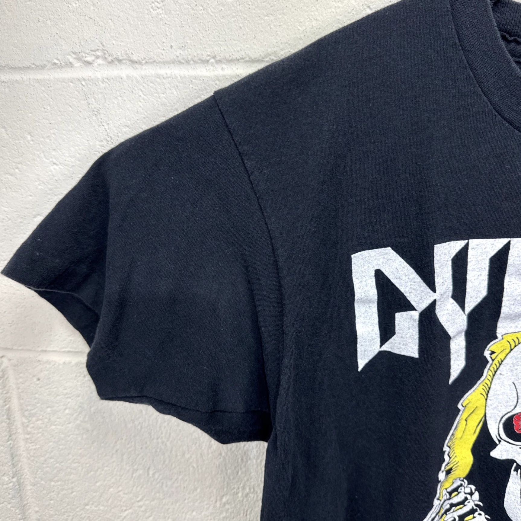 Vintage VINTAGE Unbranded 90s Rock Festival Metal Shirt Large Black Skull Long Sleeve Mens Size US L / EU 52-54 / 3 - 5 Thumbnail
