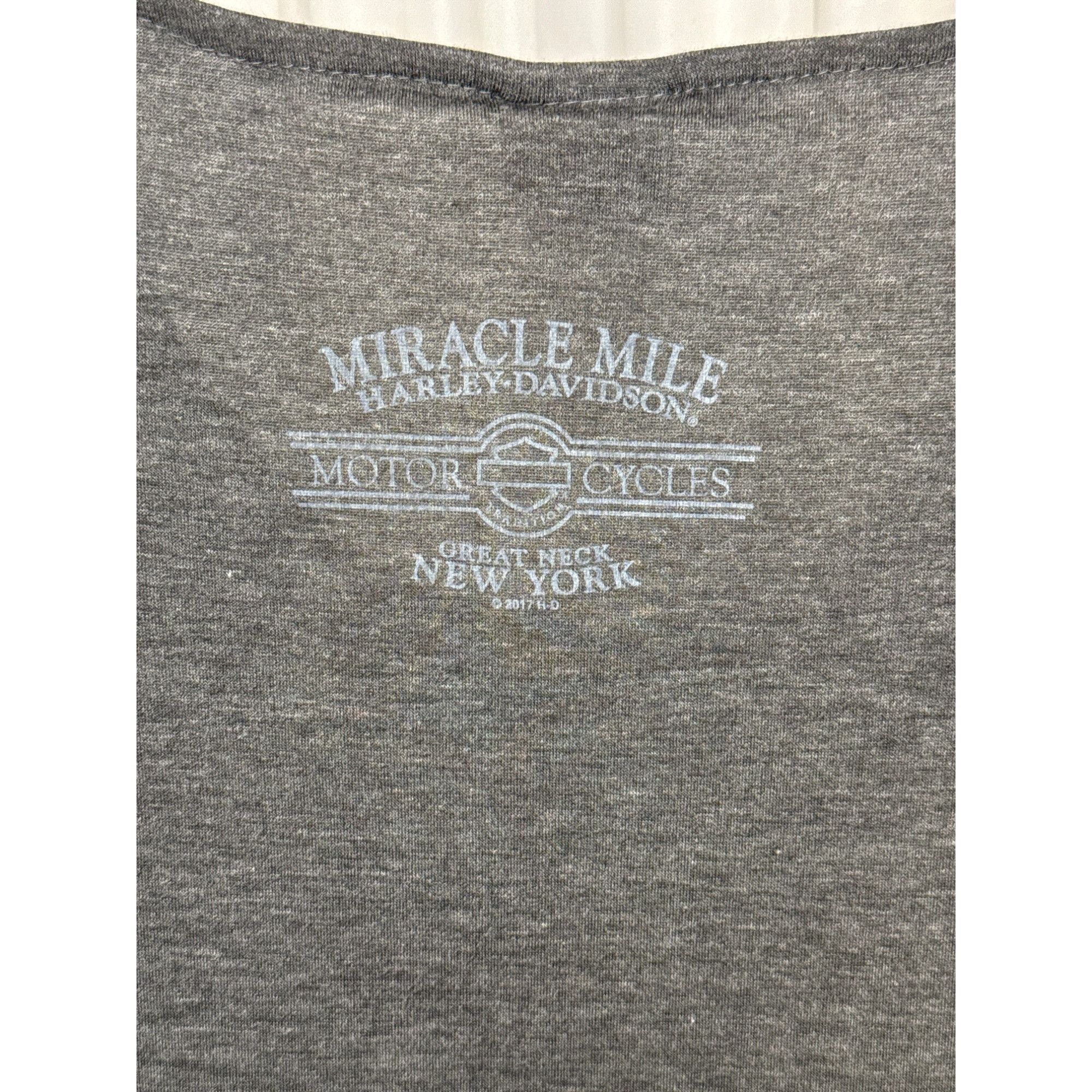Harley Davidson Harley-Davidson Womens Scoop Neck Graphic T-Shirt Size L Bla Size L / US 10 / IT 46 - 5 Thumbnail