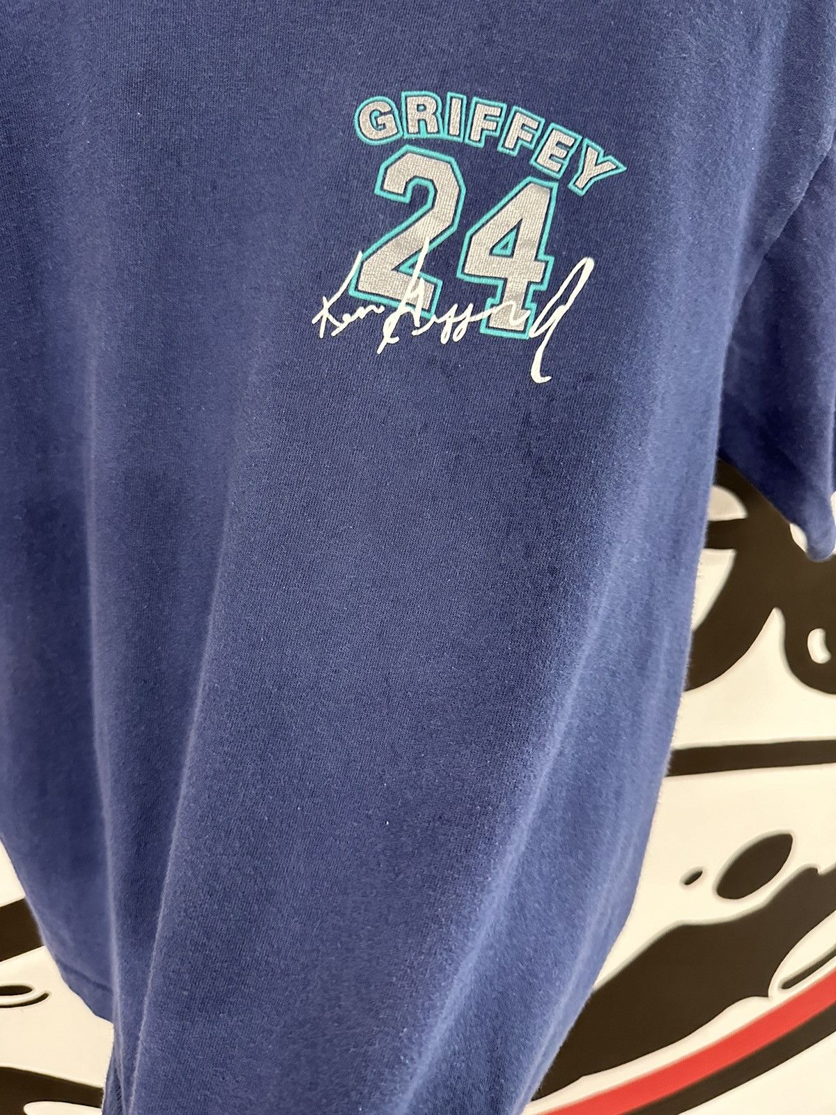 MLB × Vintage Vintage 90s Seattle Mariners Ken Griffey Jr T-Shirt Size S / US 4 / IT 40 - 5 Thumbnail