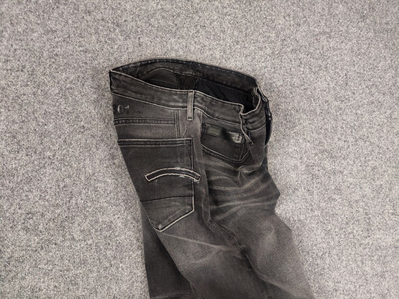 G-Star Rare G Star Raw 3301 Snoop Dogg Faded Denim Jeans Vintage Size US 30 / EU 46 - 10 Thumbnail