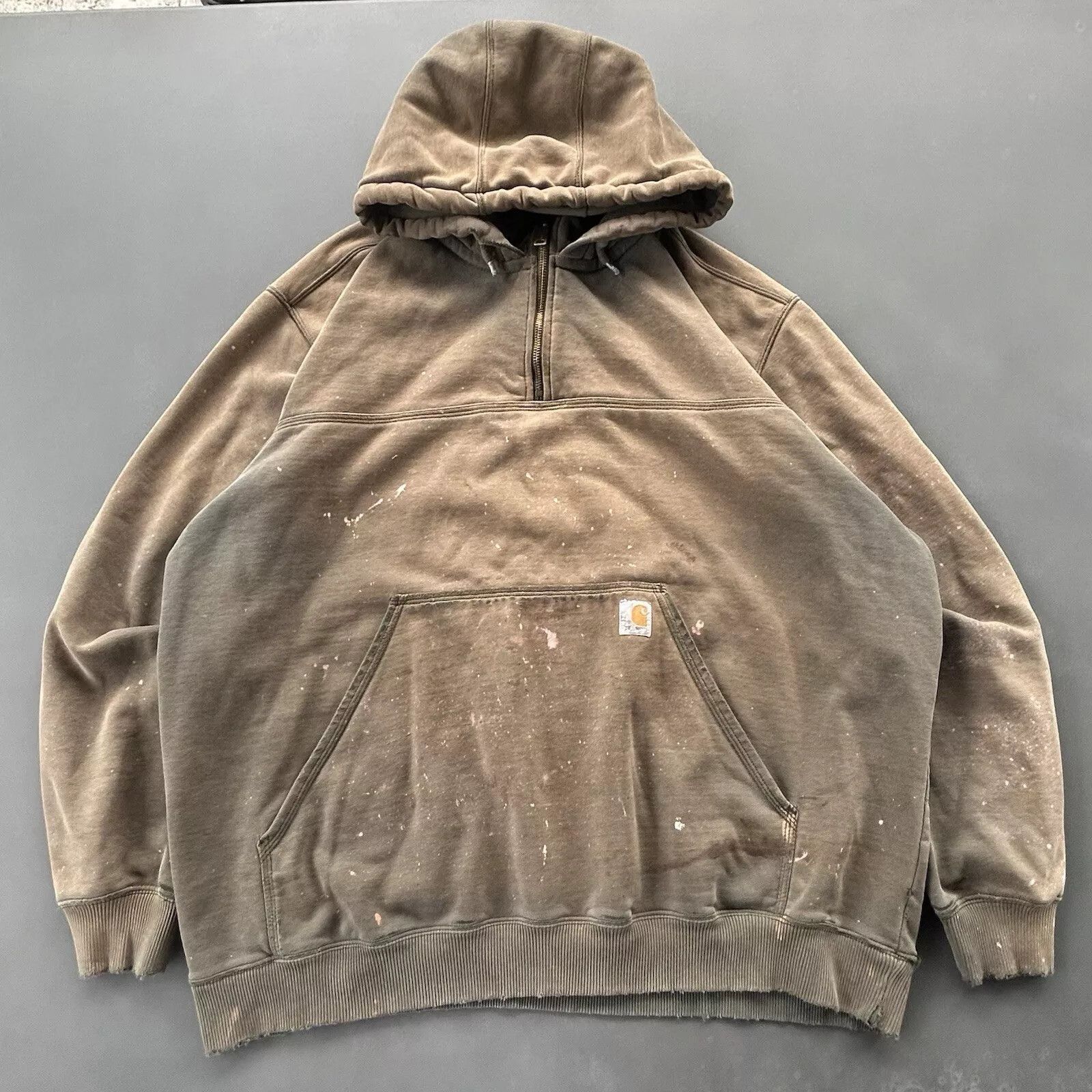 Carhartt Carhartt Rain Defender 1/4 Zip Hoodie Original Fit Size US XXL / EU 58 / 5 - 1 Thumbnail