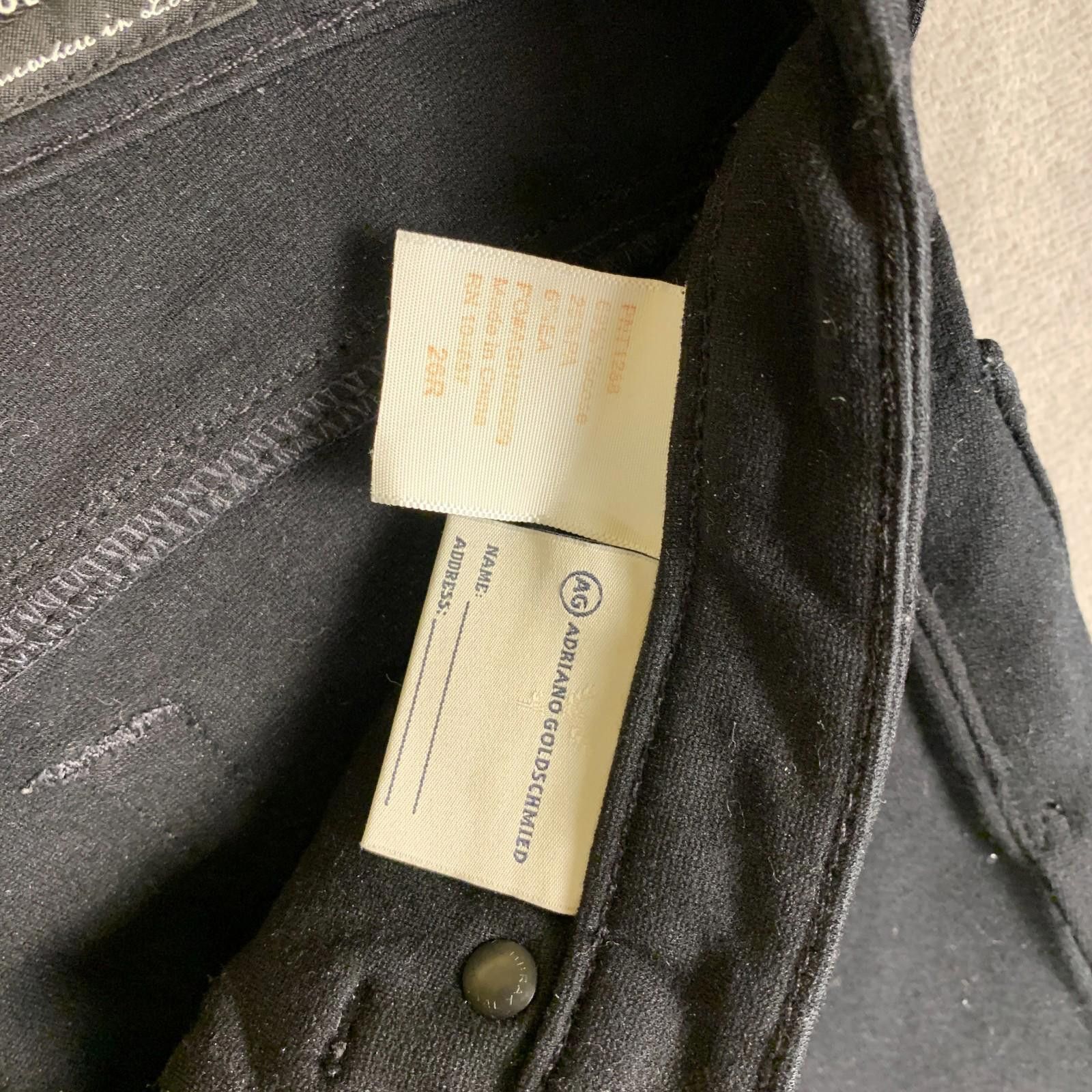 AG Adriano Goldschmied AG Womens Black The Legging Super Skinny Fit Jean (375) Size 30" / US 8 / IT 44 - 12 Thumbnail