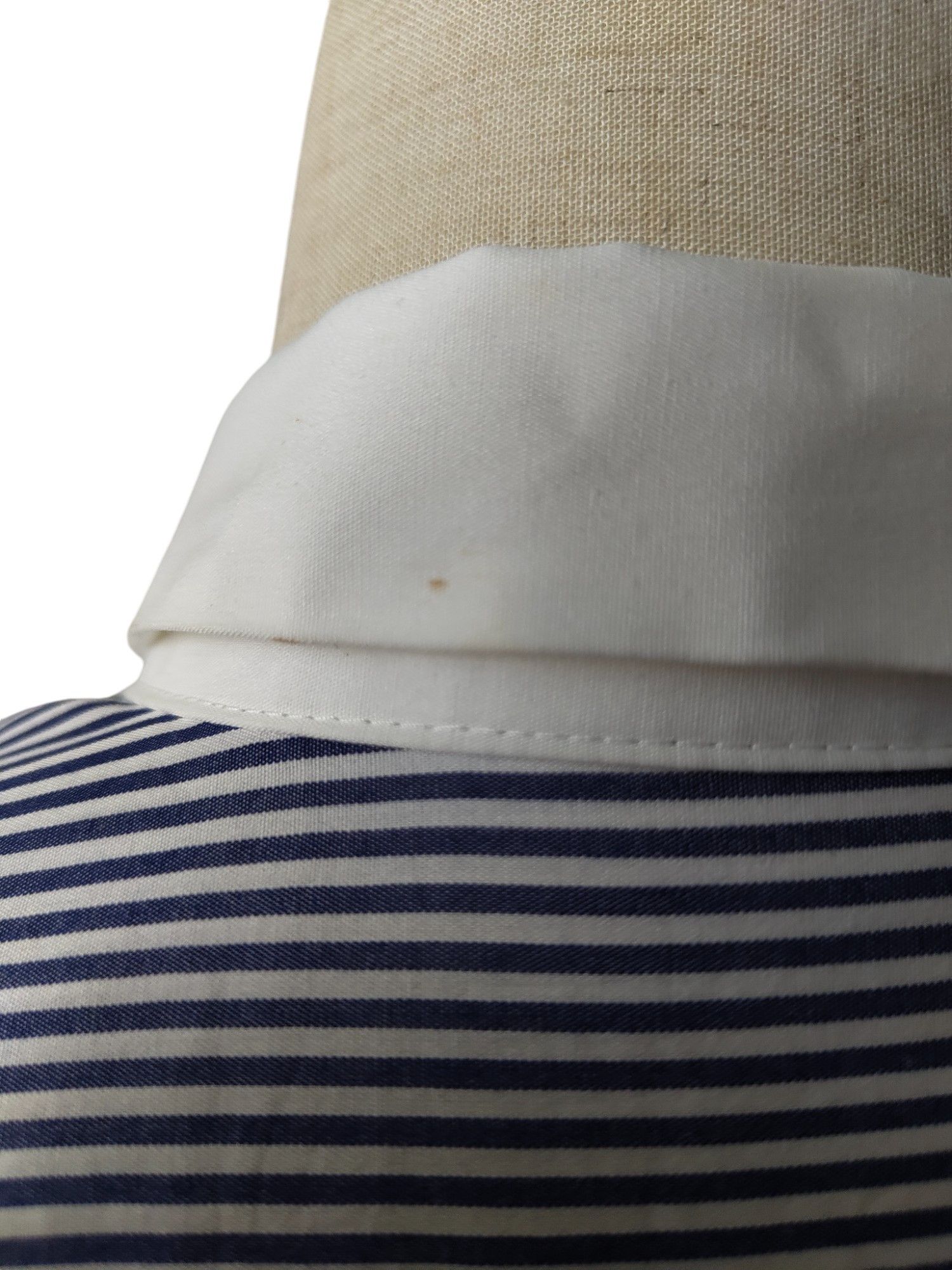 Sacai Blue Striped Shirt Dress With Open Back Size S / US 4 / IT 40 - 6 Thumbnail