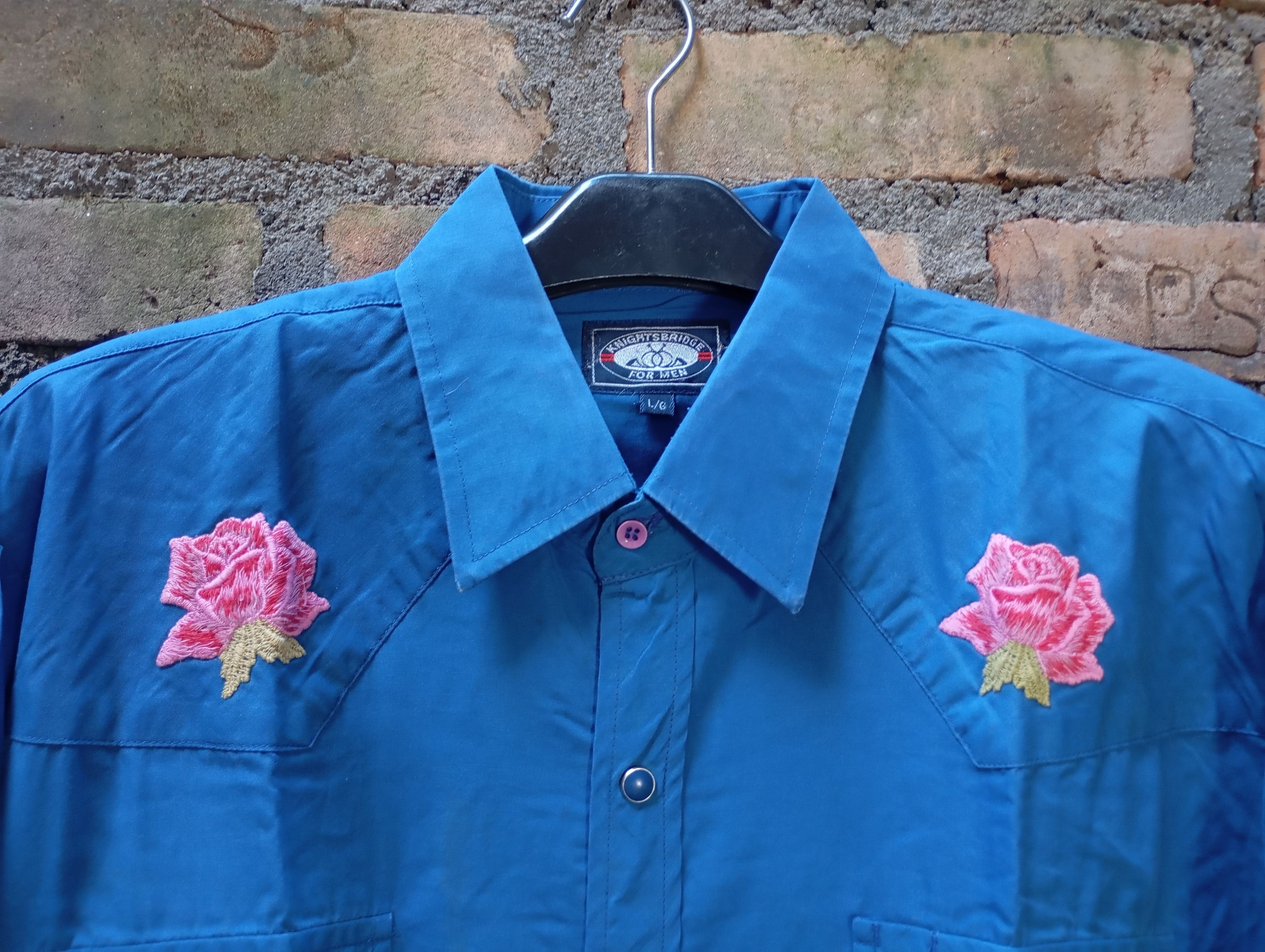 Knightsbridge × Vintage Vintage Knights Bridge Westren Shirts Size US L / EU 52-54 / 3 - 6 Thumbnail