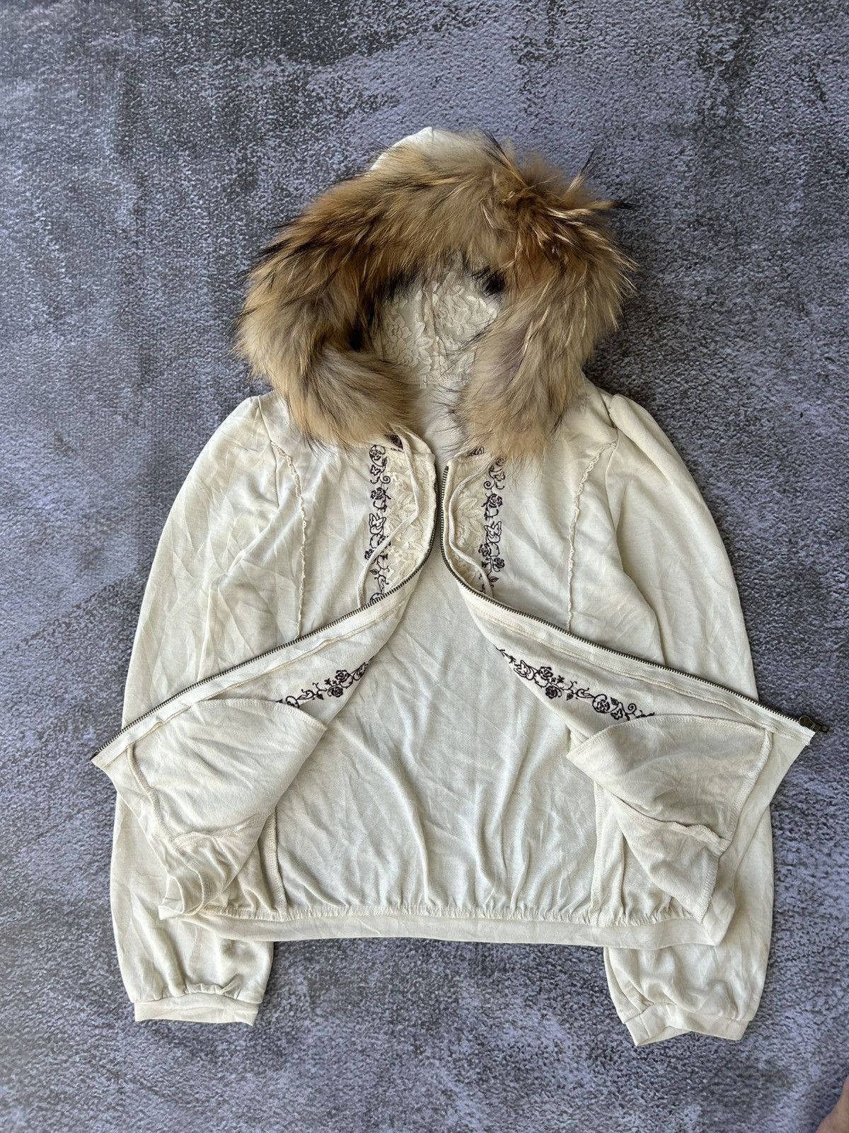 Japanese Brand Unknow fur hoodie japanese brand Size US M / EU 48-50 / 2 - 3 Thumbnail
