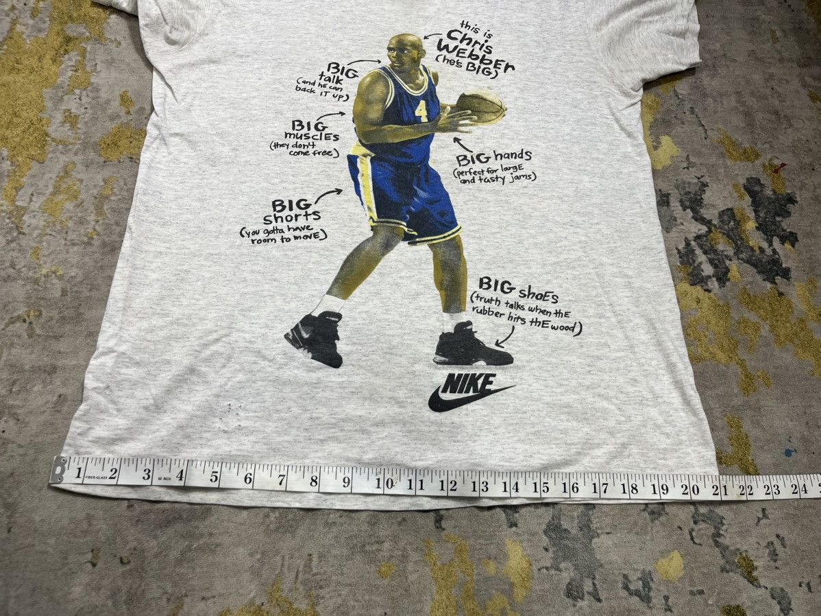Nike Vintage NIKE CHRIS WEBBER TSHIRT Size US M / EU 48-50 / 2 - 13 Thumbnail