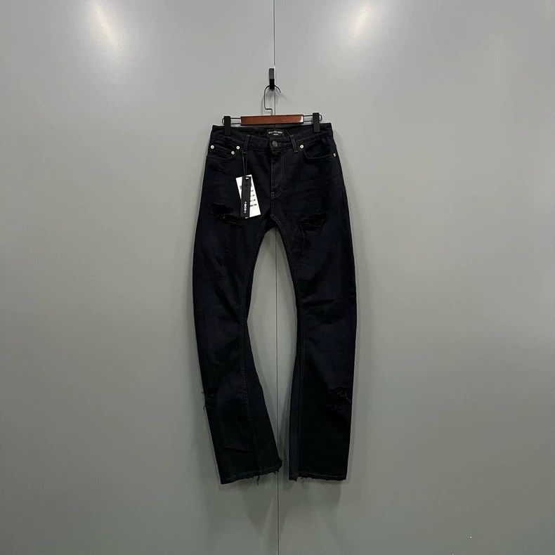Balenciaga size XS Black ripped jeans