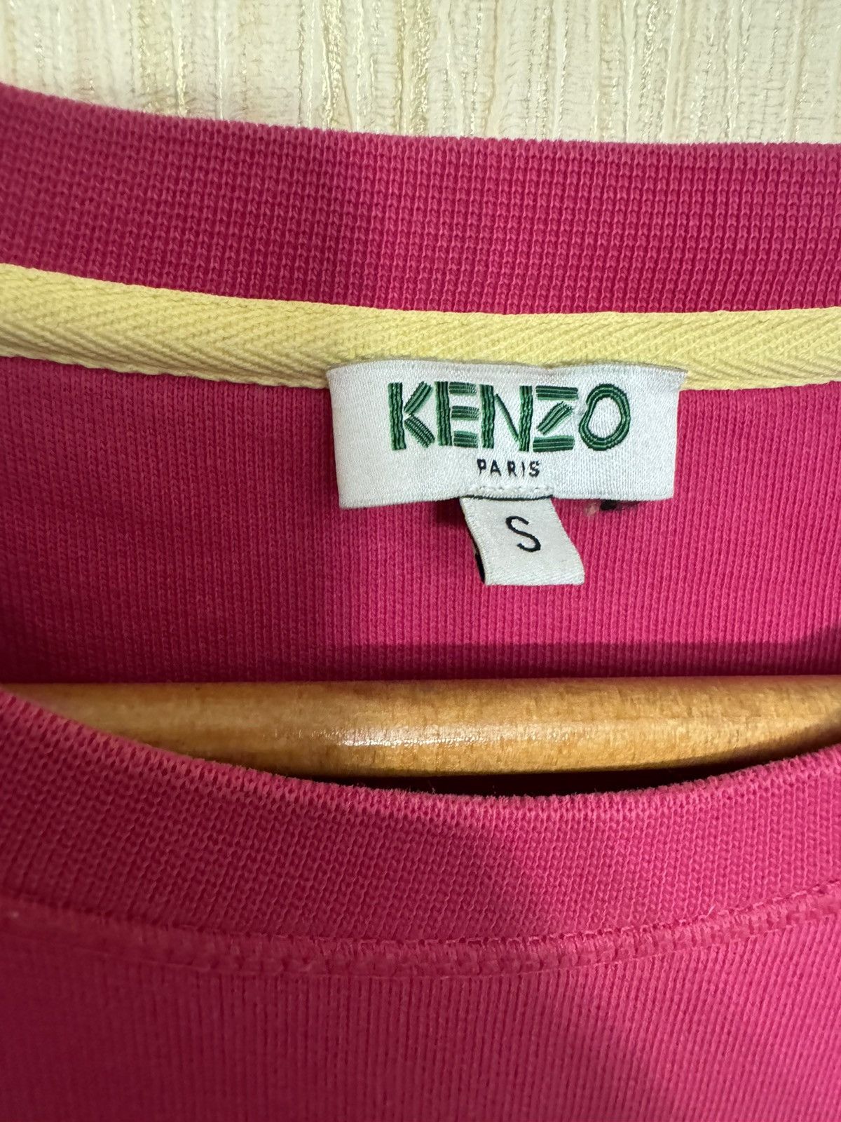 Kenzo Kenzo big tiger logo pink sweatshirt size S Size S / US 4 / IT 40 - 7 Thumbnail