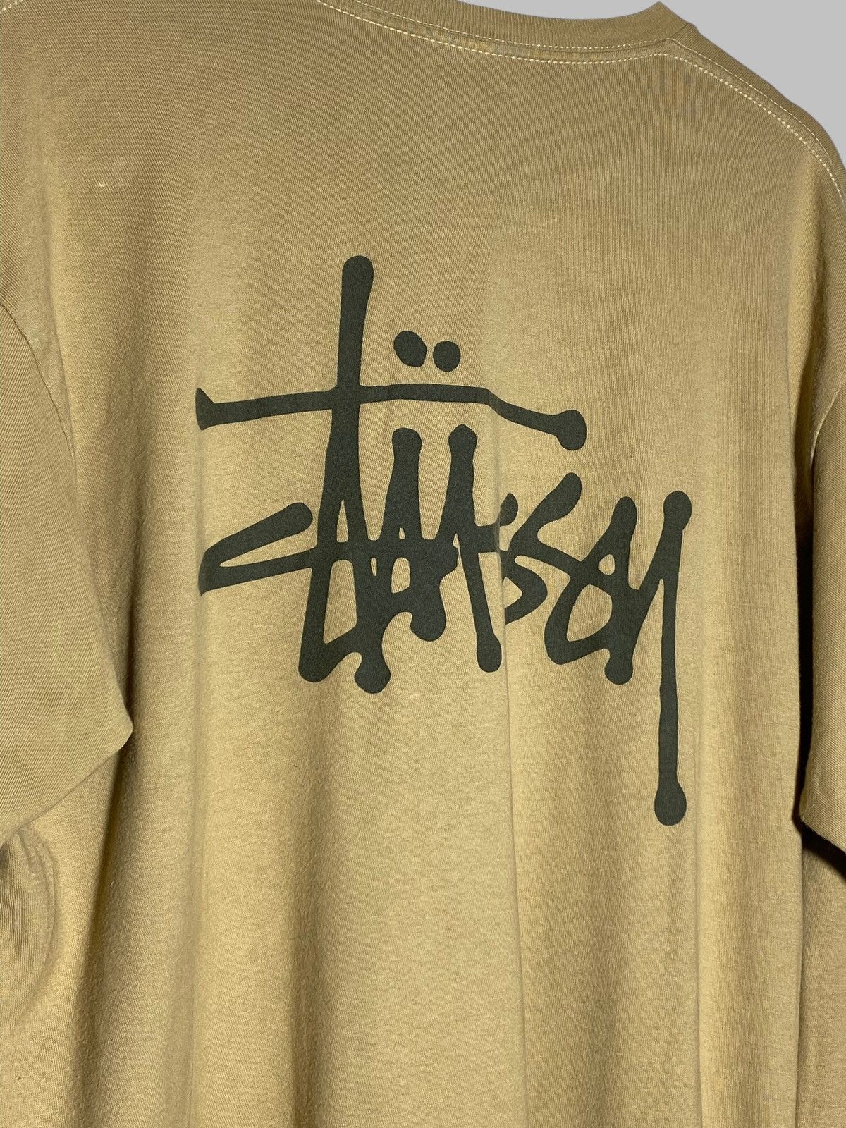 Stussy 🔥 STUSSY BROWN BACK BIG LOGO STREETWEAR LONGSLEEVE T-SHIRT Size US L / EU 52-54 / 3 - 3 Thumbnail