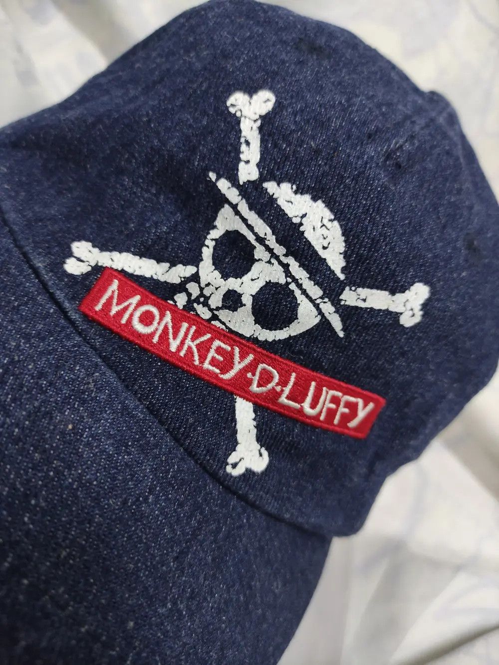 One Piece ANIME ONE PIECE BIG LOGO UNIVERSAL STUDIOS DENIM CAP Size ONE SIZE - 3 Thumbnail