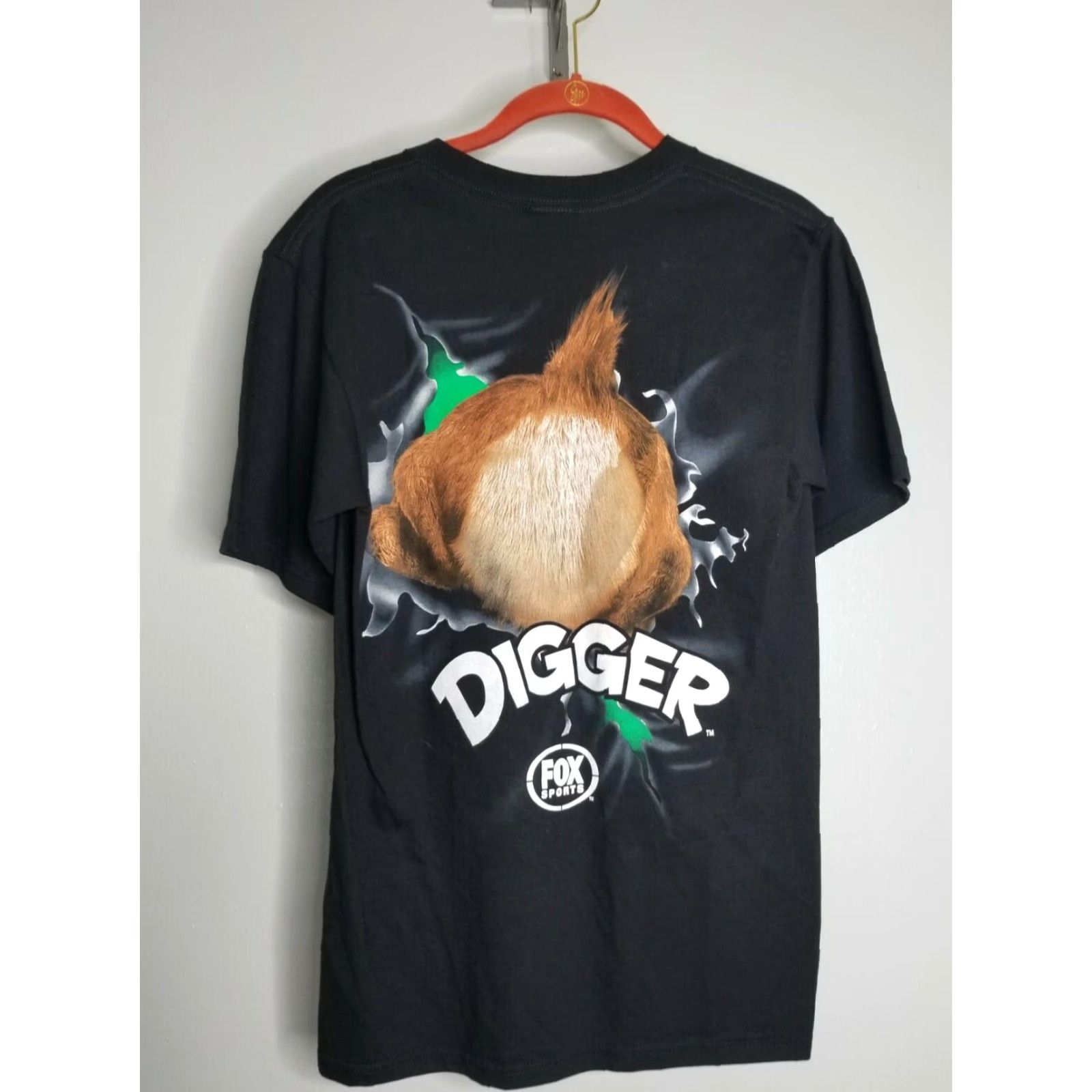 Chase Authentics FOX SPORTS DIGGER NASCAR CHASE RACING T-SHIRT Double Sided BLACK S Mens Size US S / EU 44-46 / 1 - 2 Thumbnail