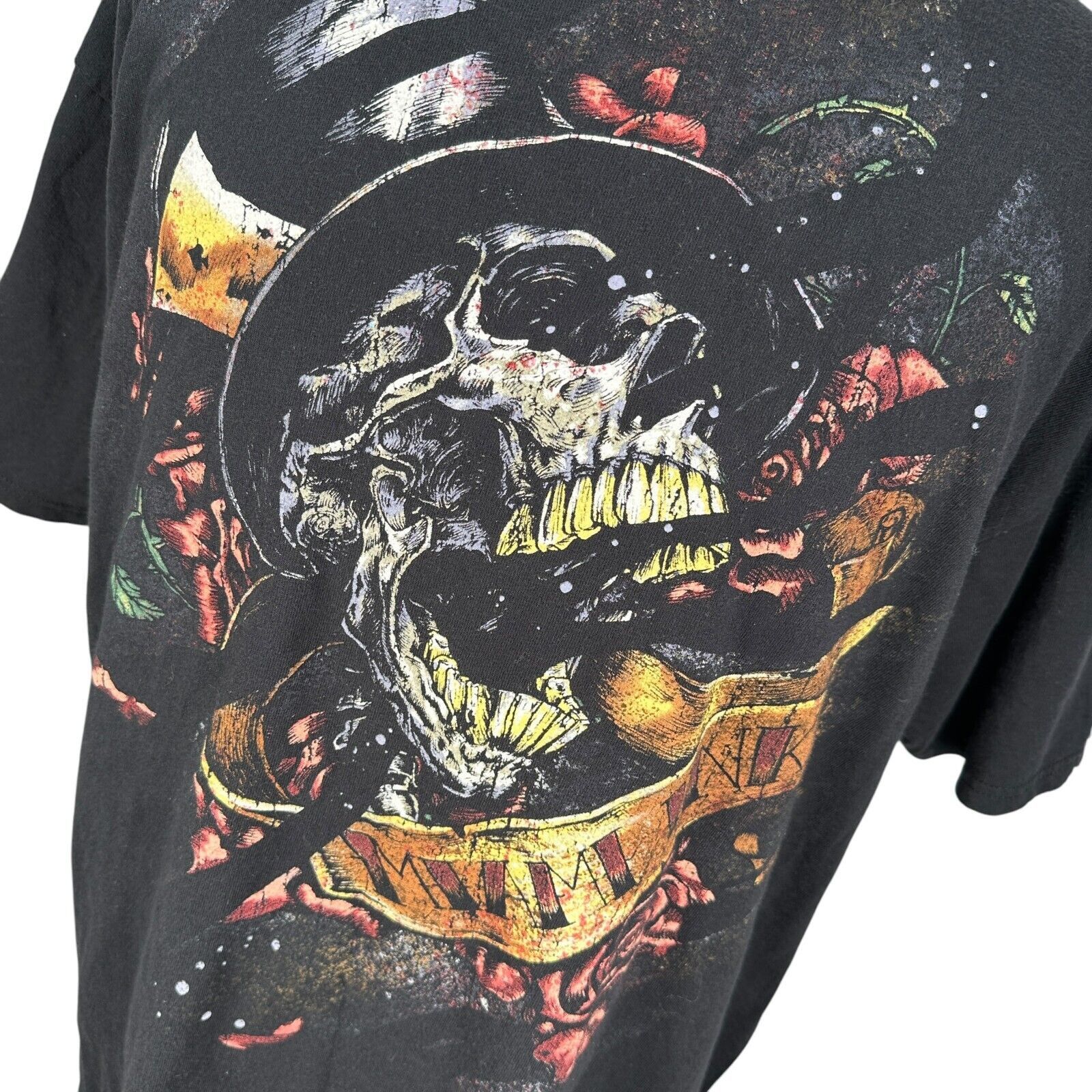 Other Miami Ink T-Shirt Men’s Large Black Skull Hat Short Sleeve Size US L / EU 52-54 / 3 - 2 Thumbnail