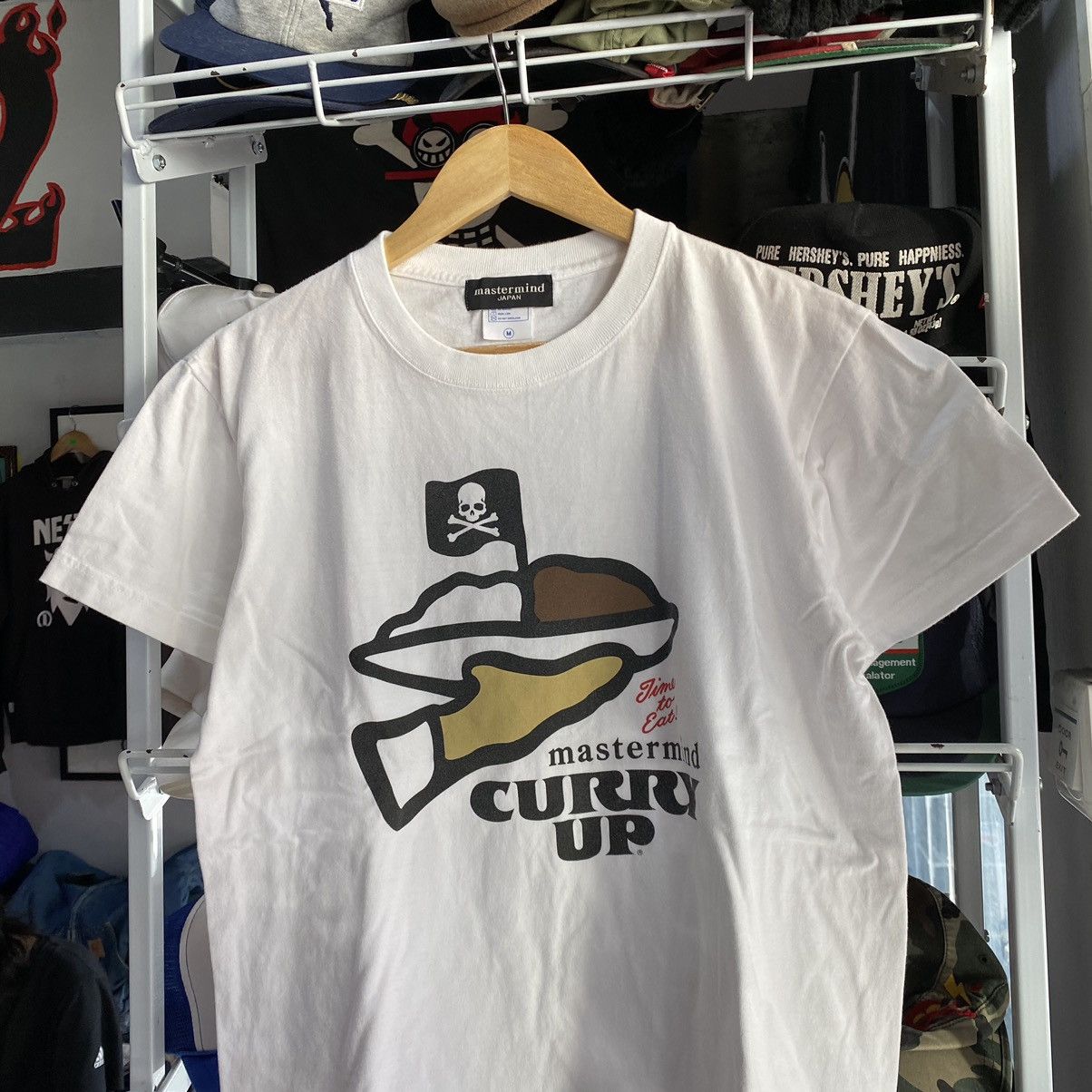 Japanese Brand MASTERMIND JAPAN MASTER MIND CURRY UP TIME TO EAT RARE Size US S / EU 44-46 / 1 - 3 Thumbnail