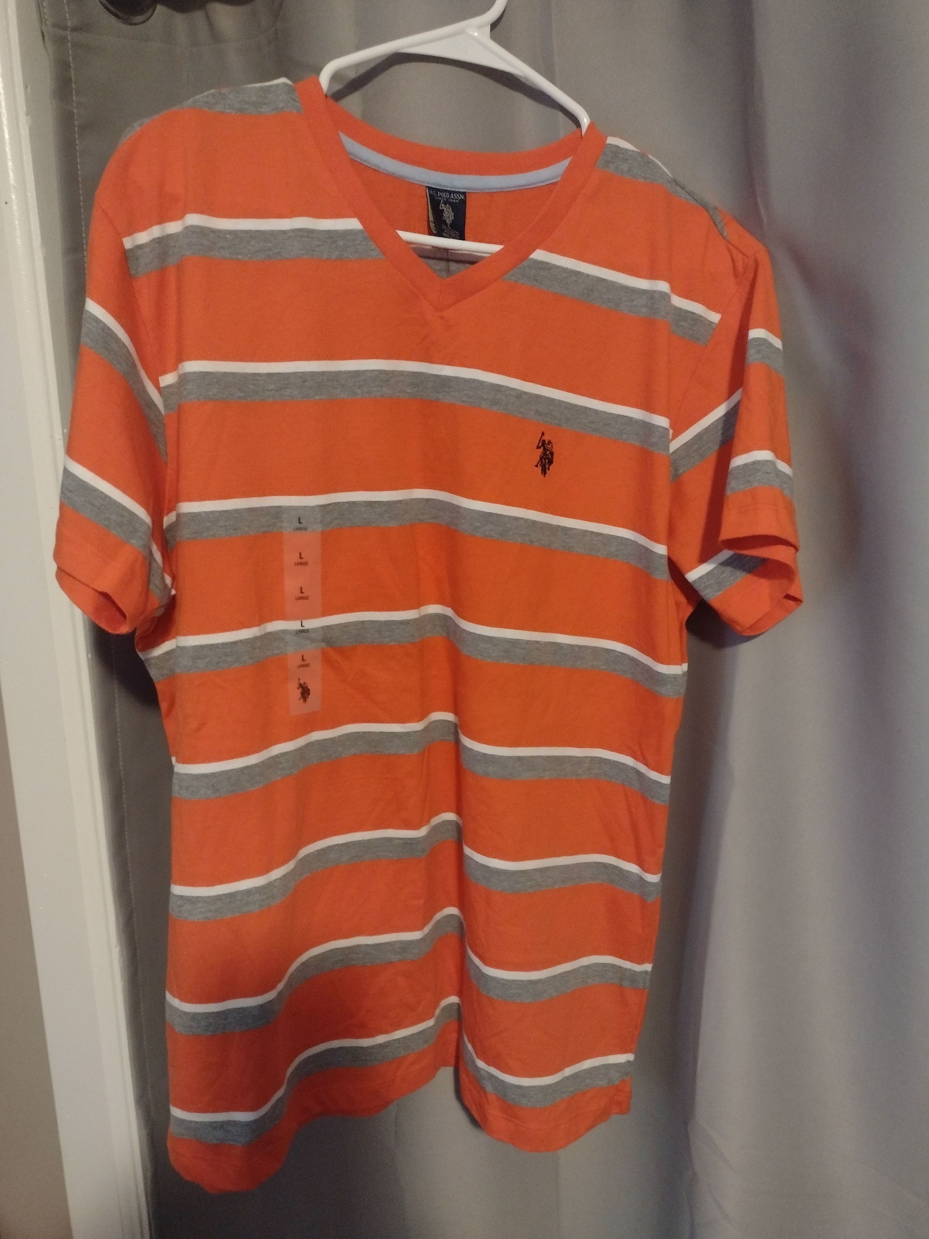 U.S. Polo Assn. US Polo Association v neck shirt new with tags Size US L / EU 52-54 / 3 - 1 Thumbnail