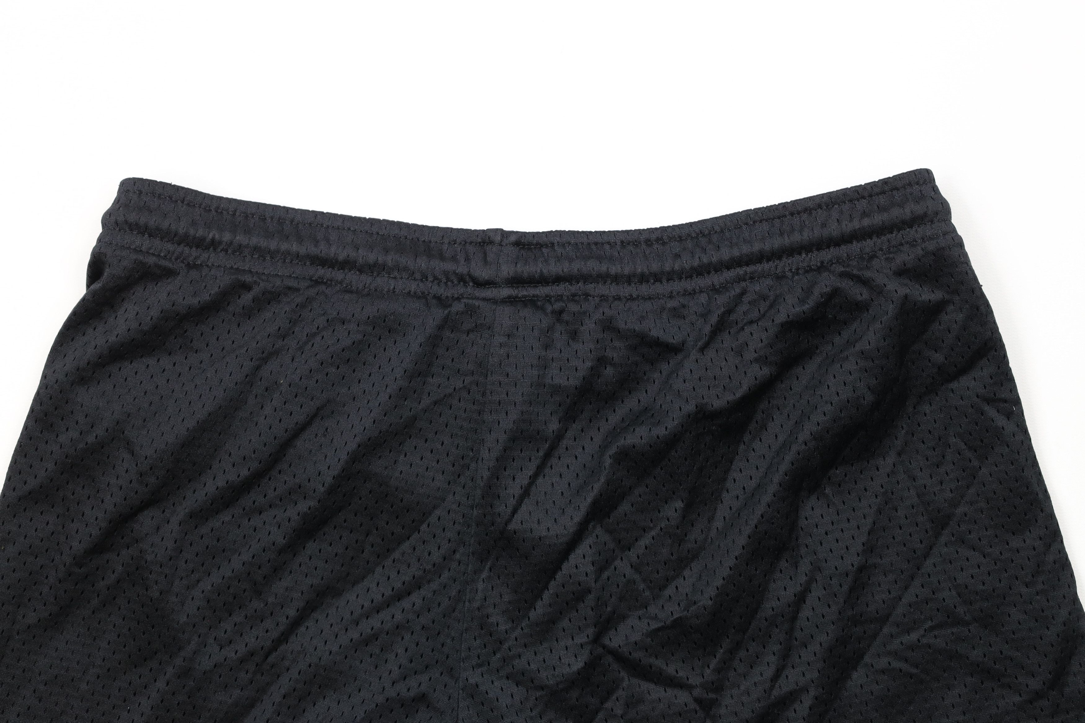 Nike × Vintage Vintage 90s Nike Mini Swoosh Above Knee Mesh Shorts Black Size US 34 / EU 50 - 8 Thumbnail