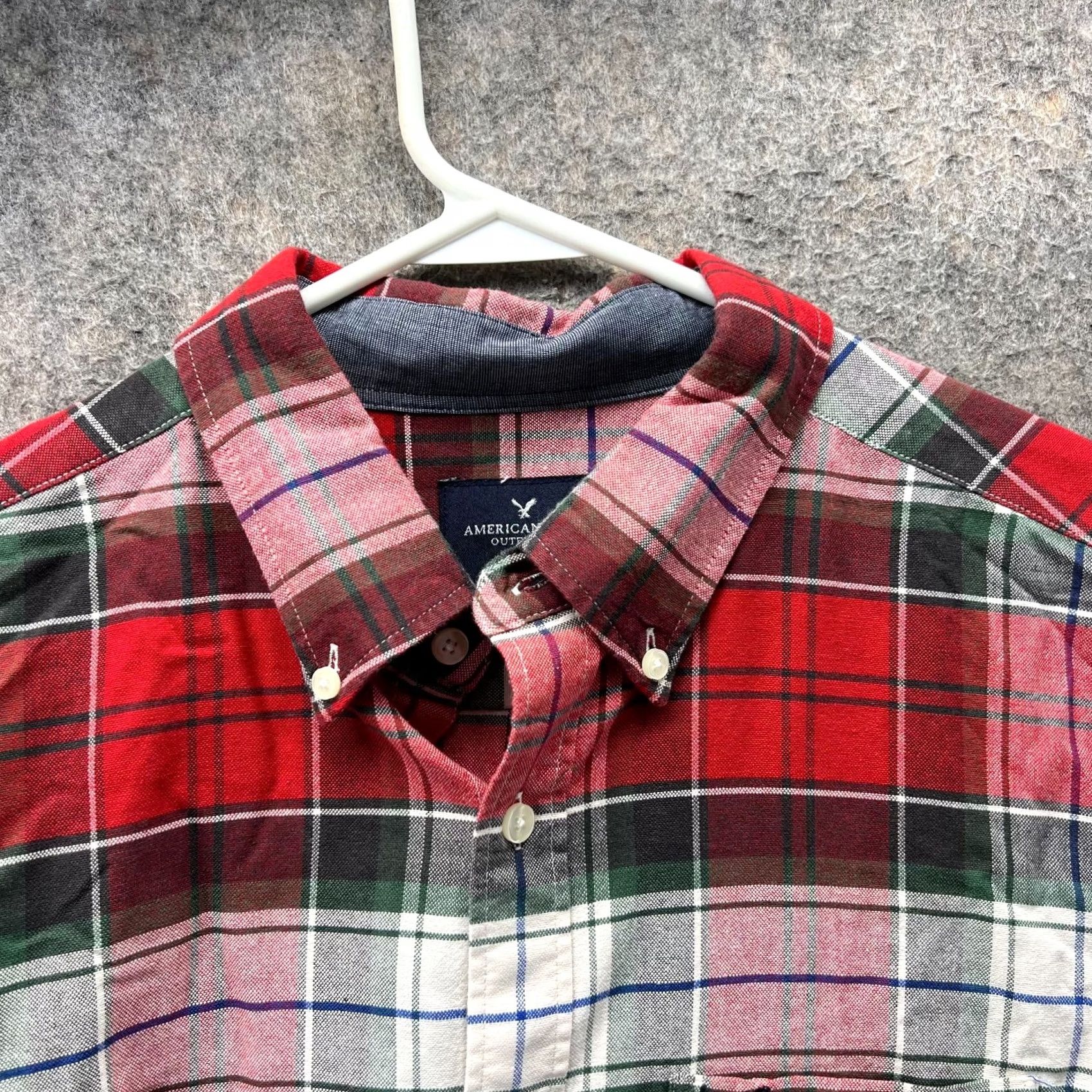 American Eagle Outfitters VINTAGE American Eagle Shirt Mens Large Red Plaid Flannel Cotton Shirt Size US L / EU 52-54 / 3 - 4 Thumbnail
