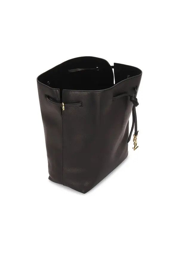 Saint Laurent Paris o1bcso1str1225 Size:OS/Paris Vii Pouchon in Black Size ONE SIZE - 4 Thumbnail