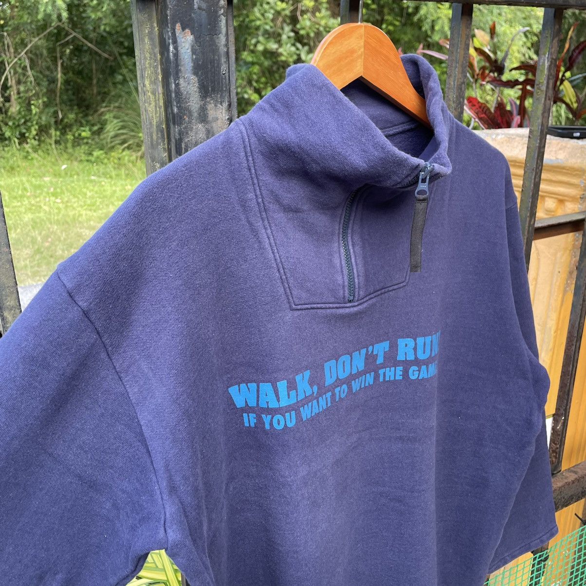 Japanese Brand 🔥🇯🇵Vintage GDC Japan Made Half Zipper Sweatshirts Size US L / EU 52-54 / 3 - 6 Thumbnail