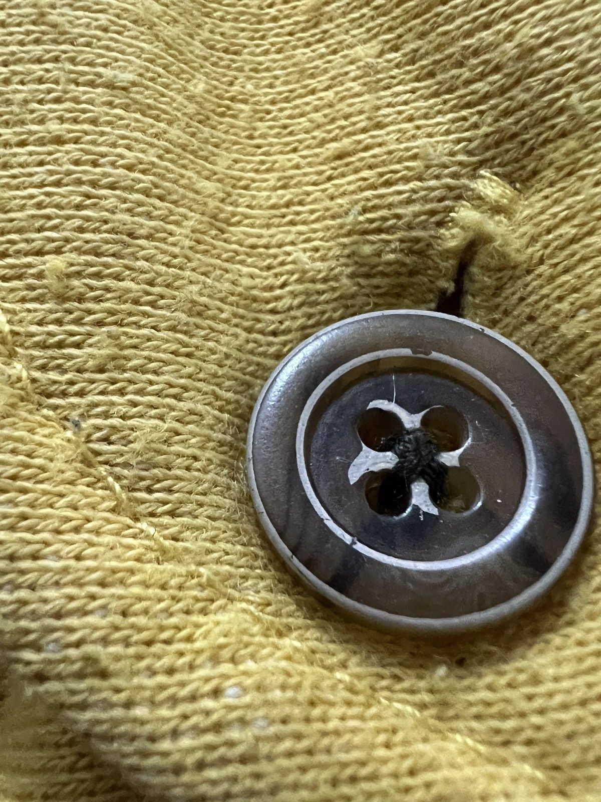 Kansai Yamamoto Kansai Yamamoto sweater vest yellow zipper Size US M / EU 48-50 / 2 - 6 Thumbnail
