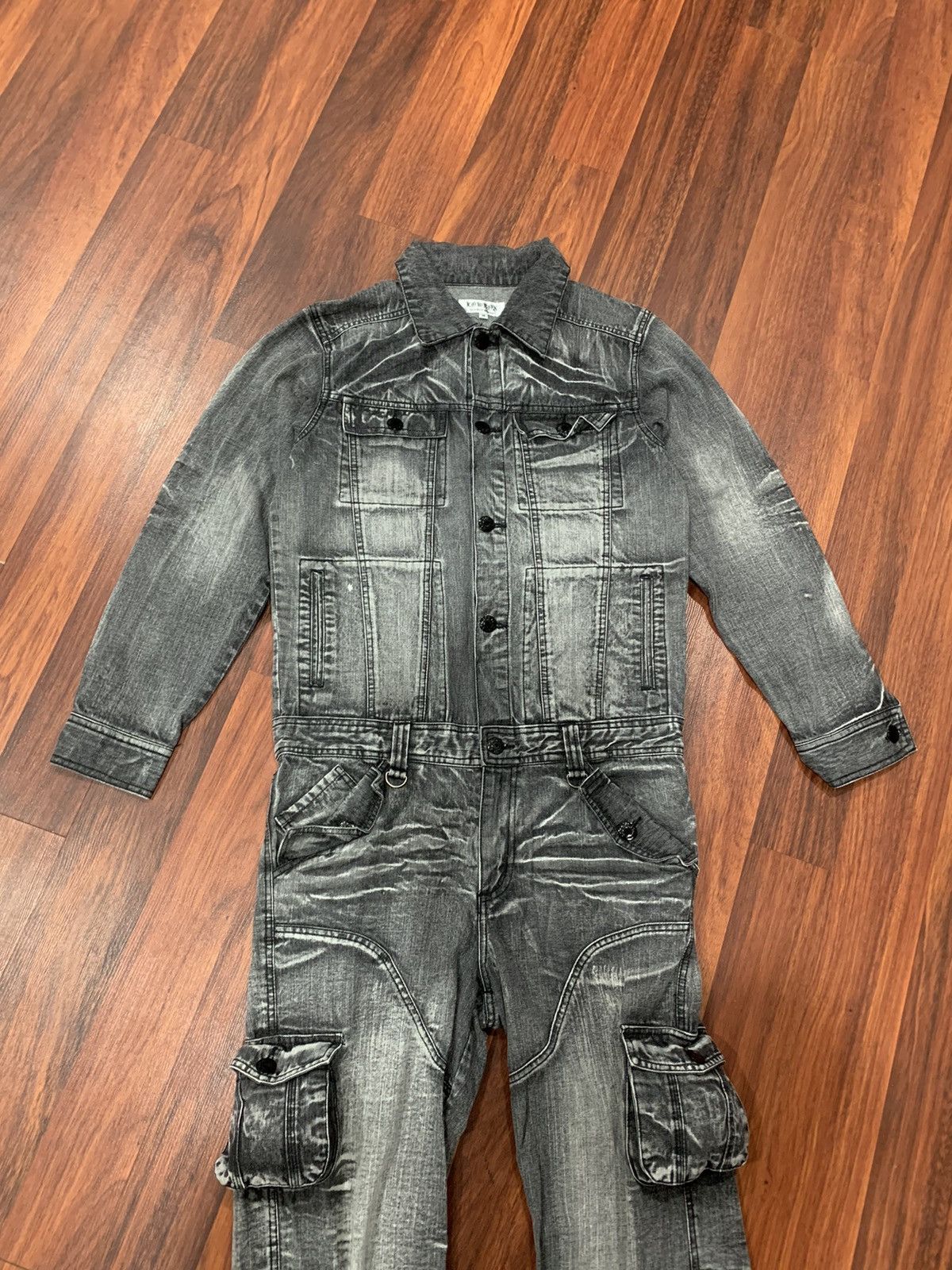 Multipocket Lowbox Overall Denim