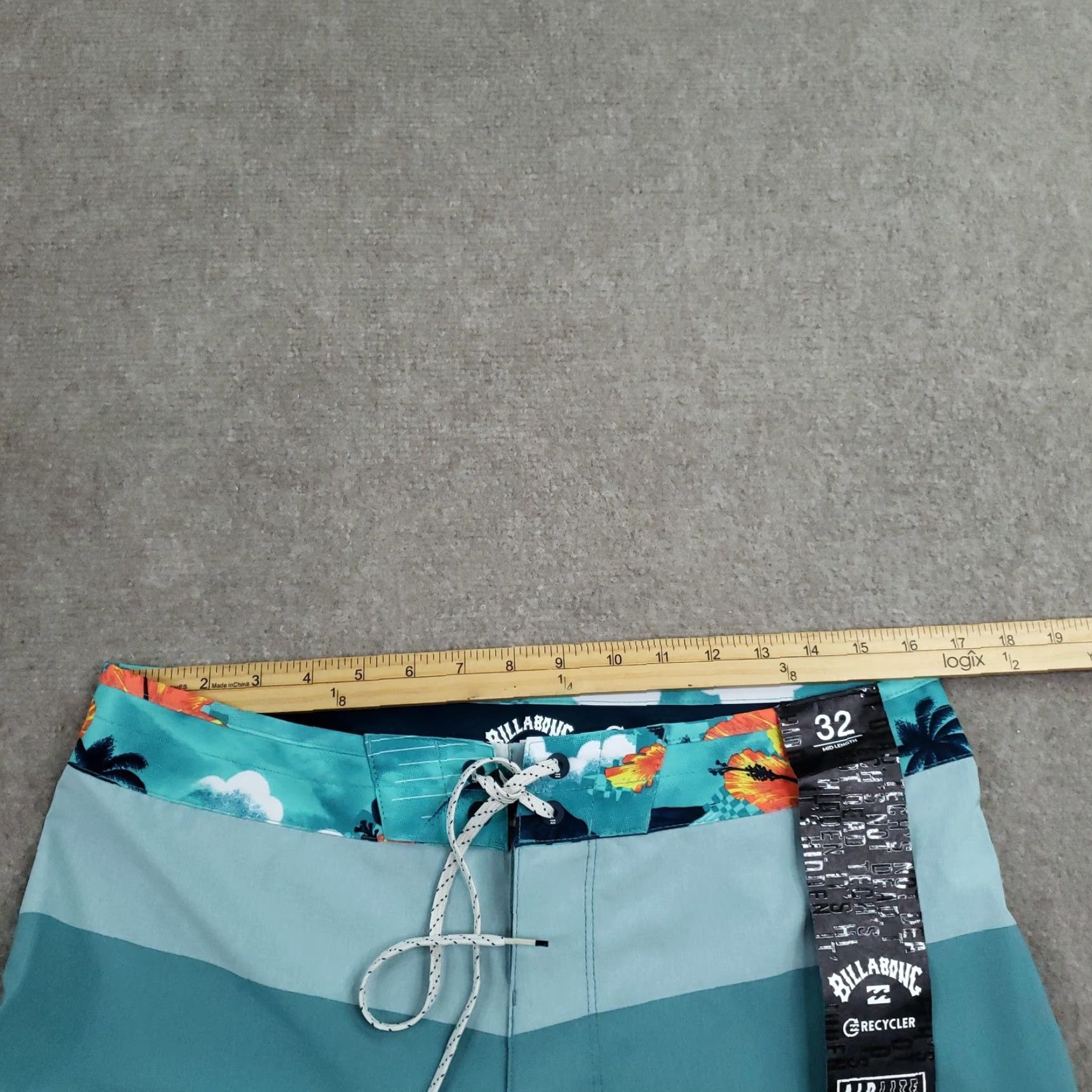 Billabong Billabong Mens Board Shorts 32 Blue Colorblock Quick Dry Stretch Drawstring Back Pocket Surfing Flight Size US 32 / EU 48 - 5 Thumbnail