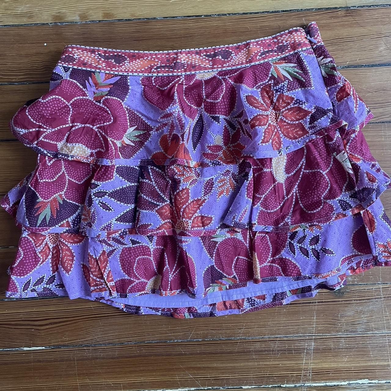 Farm Rio Farm Rio floral Mini Skirt Size 28" / US 6 / IT 42 - 2 Thumbnail