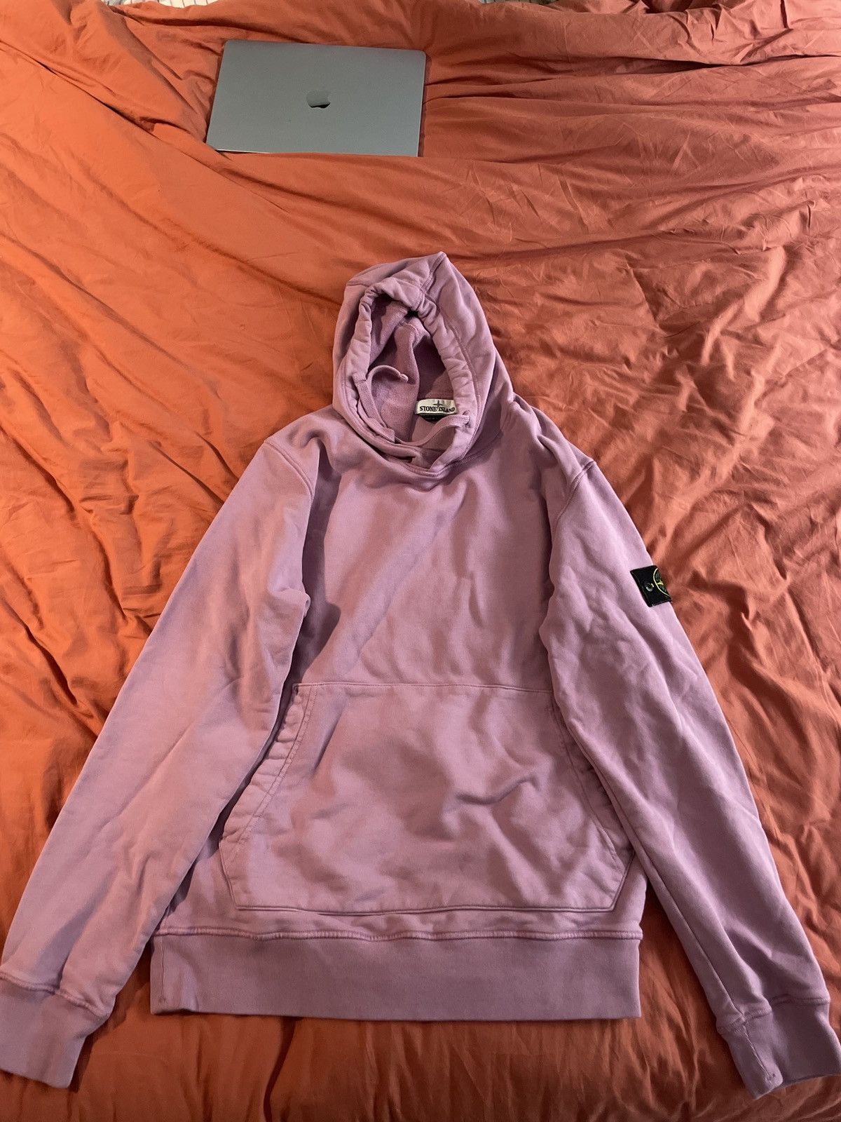 Stone Island Stone Island Lavender L hoodie Size US L / EU 52-54 / 3 - 3 Thumbnail