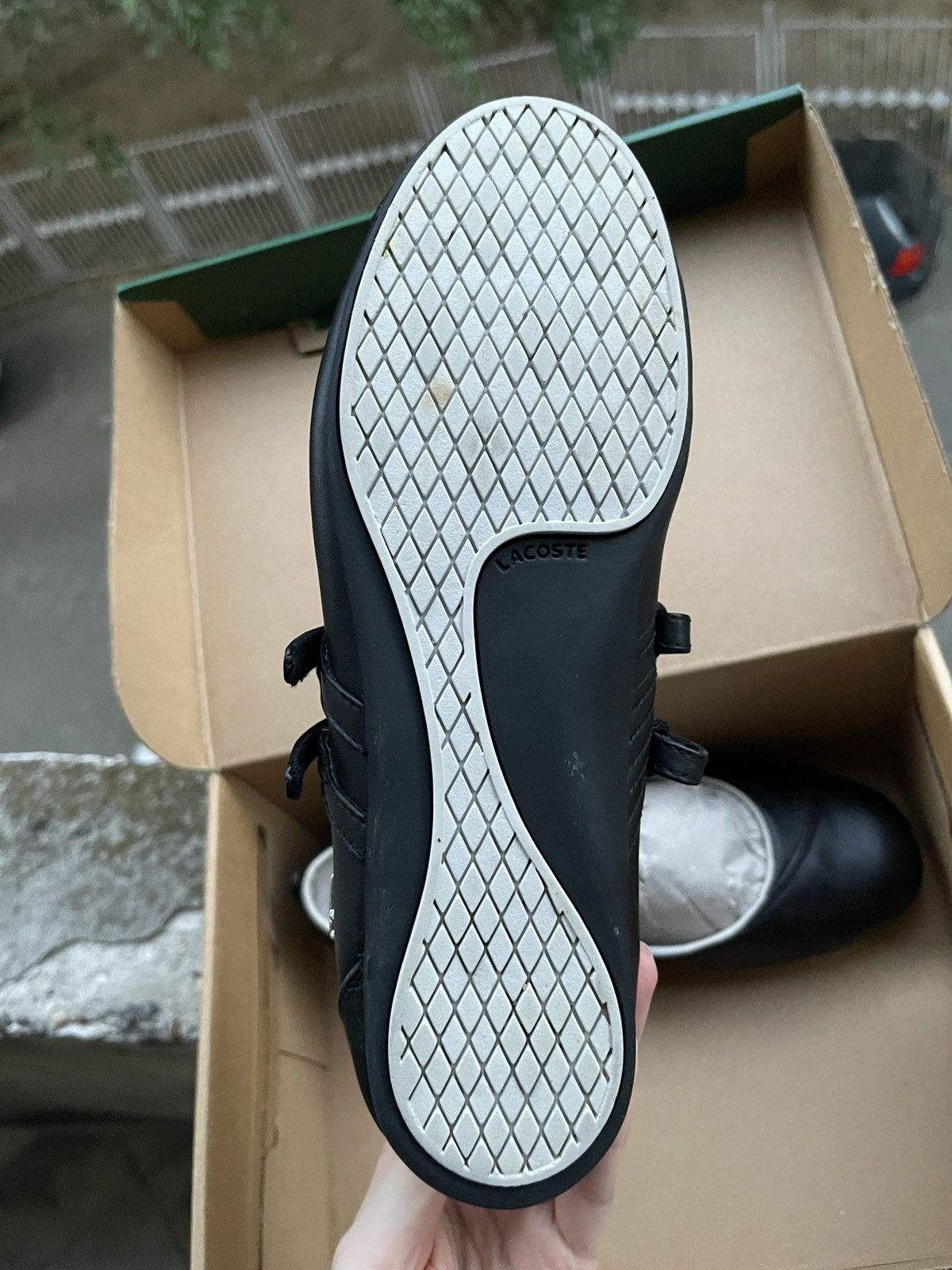 Lacoste Black leather Lacoste Mary Jane flats Size US 7.5 / IT 37.5 - 3 Thumbnail