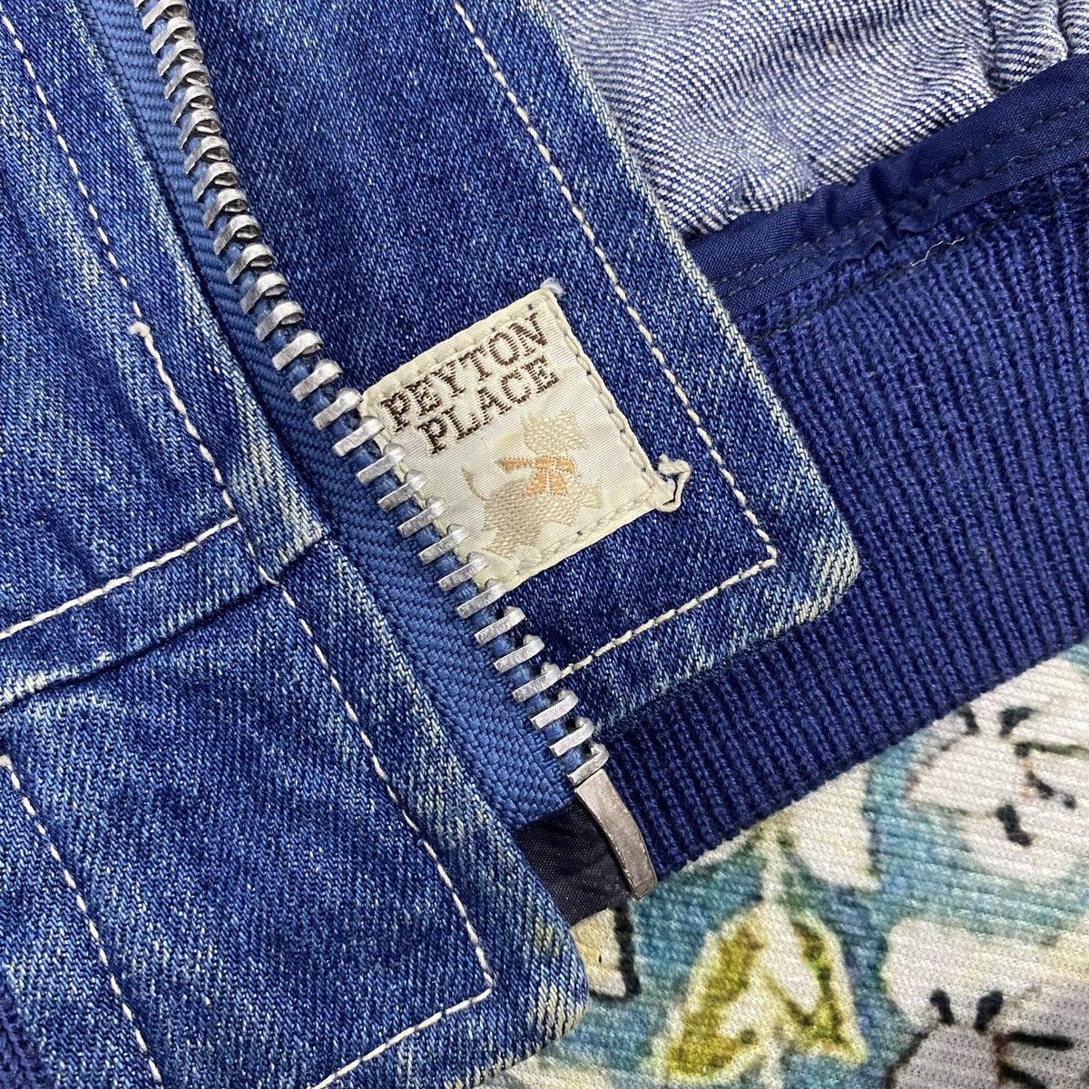 PPFM Vintage PPFM Boxy Denim Bombers Jacket Size US L / EU 52-54 / 3 - 6 Thumbnail