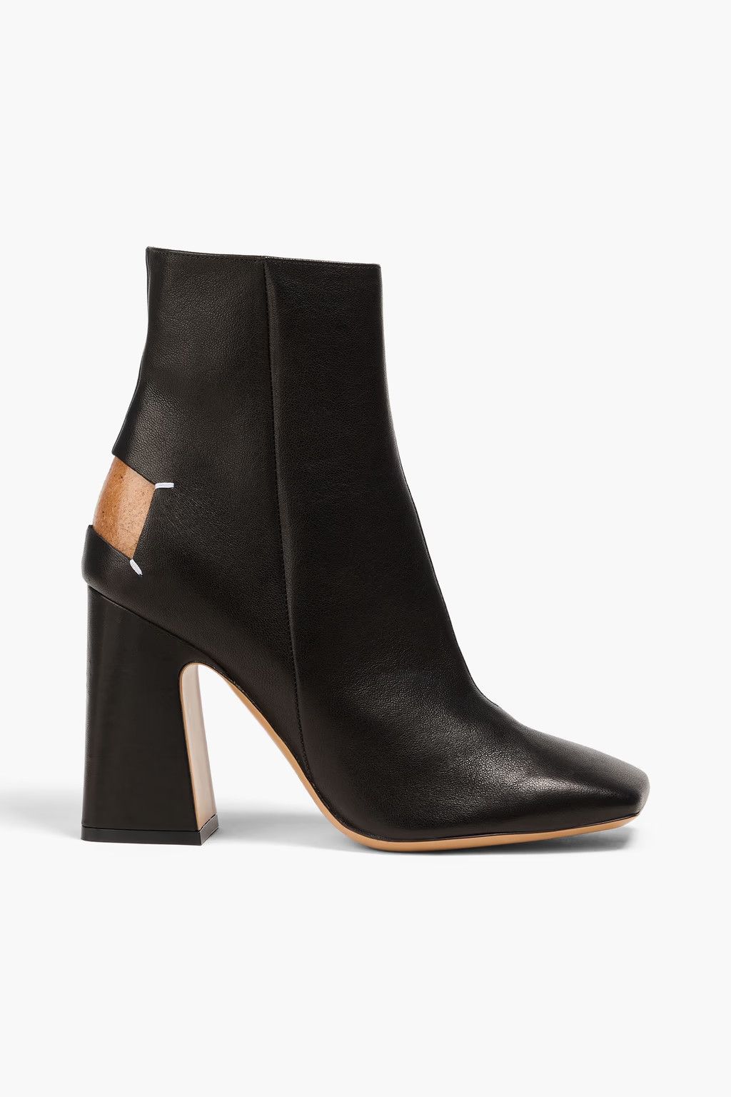 Maison Margiela o1mle0426 Shiny Leather Ankle Boots in Black Size US 6.5 / IT 36.5 - 1 Thumbnail