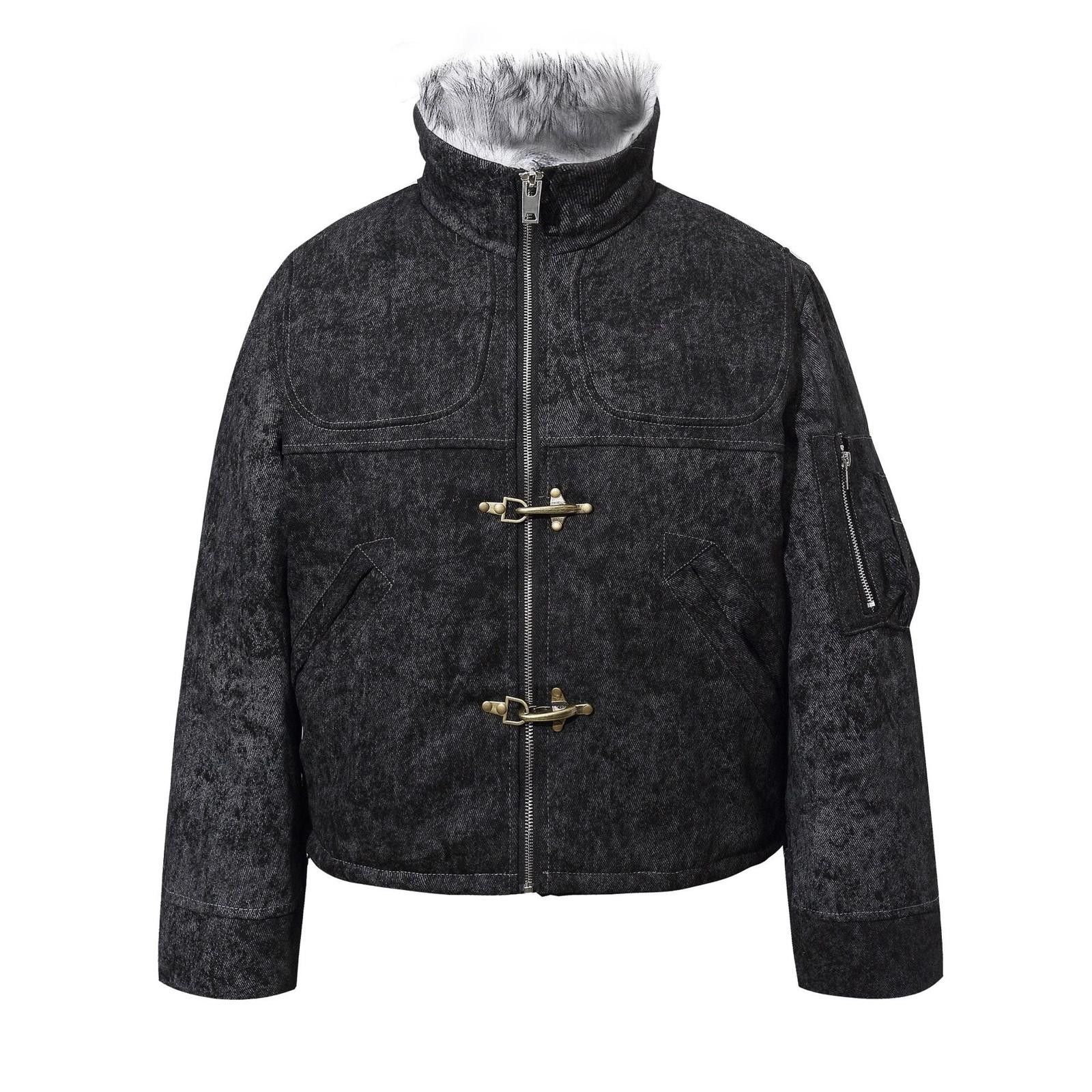 Fragment Design Black Quilted Faux Fur Lined Mens Outerwear Jacket Size US M / EU 48-50 / 2 - 1 Thumbnail