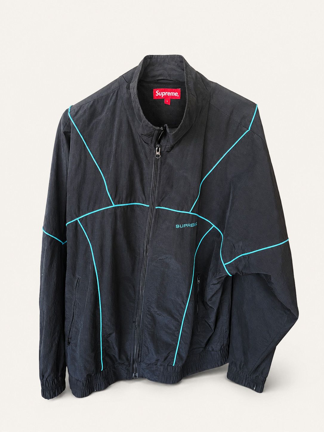 Supreme World Famous Jacquard Track Jacket | Grailed