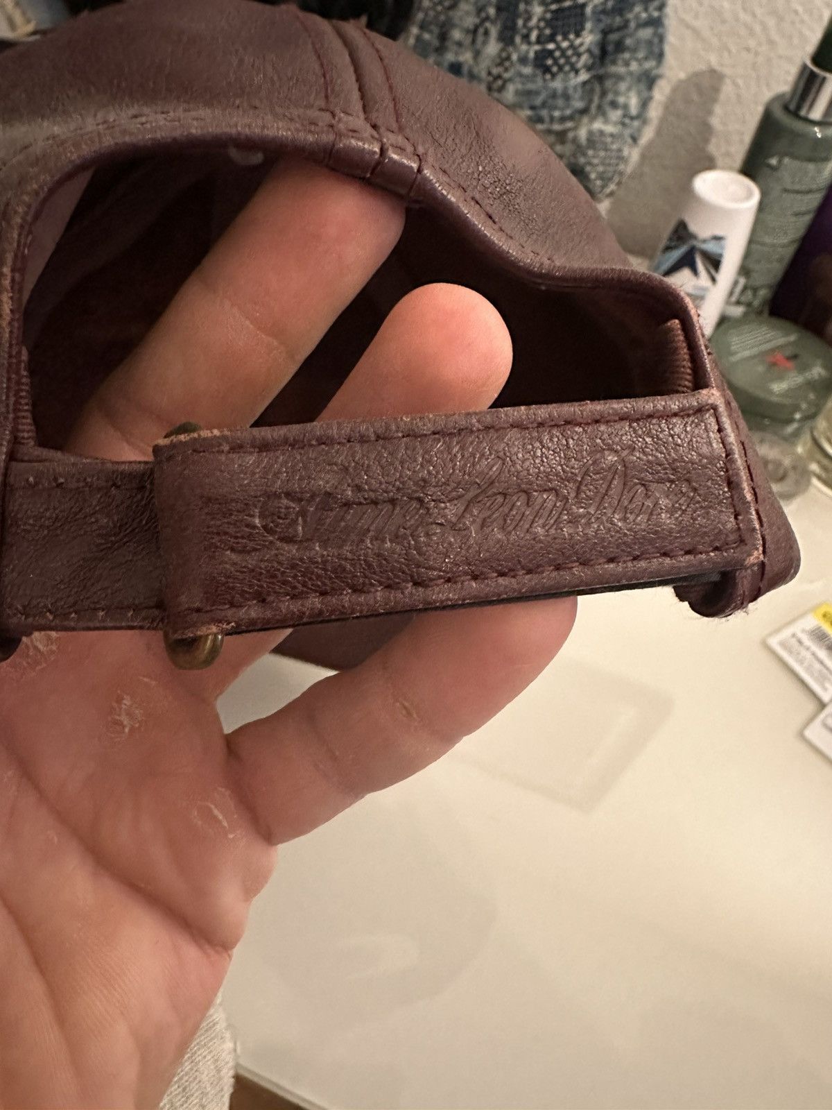 Aime Leon Dore Aimé Leon Dore Leather Cap Size ONE SIZE - 4 Thumbnail