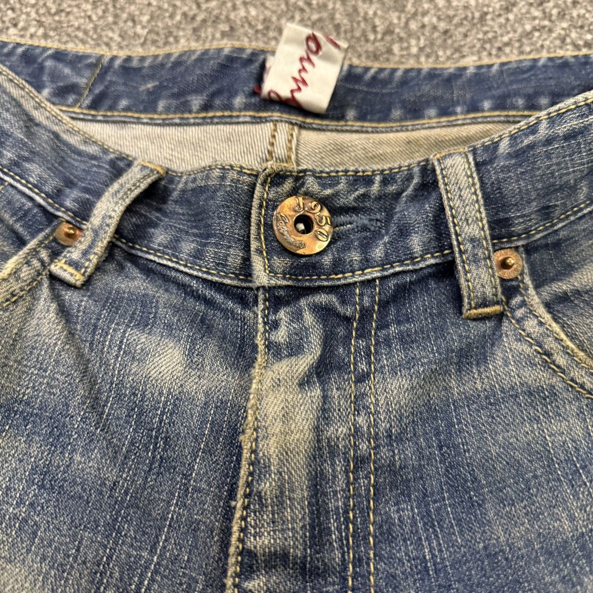 Seditionaries 🔥 Y2K Distressed J950 WideLeg Thrashed Denim Size US 32 / EU 48 - 13 Thumbnail