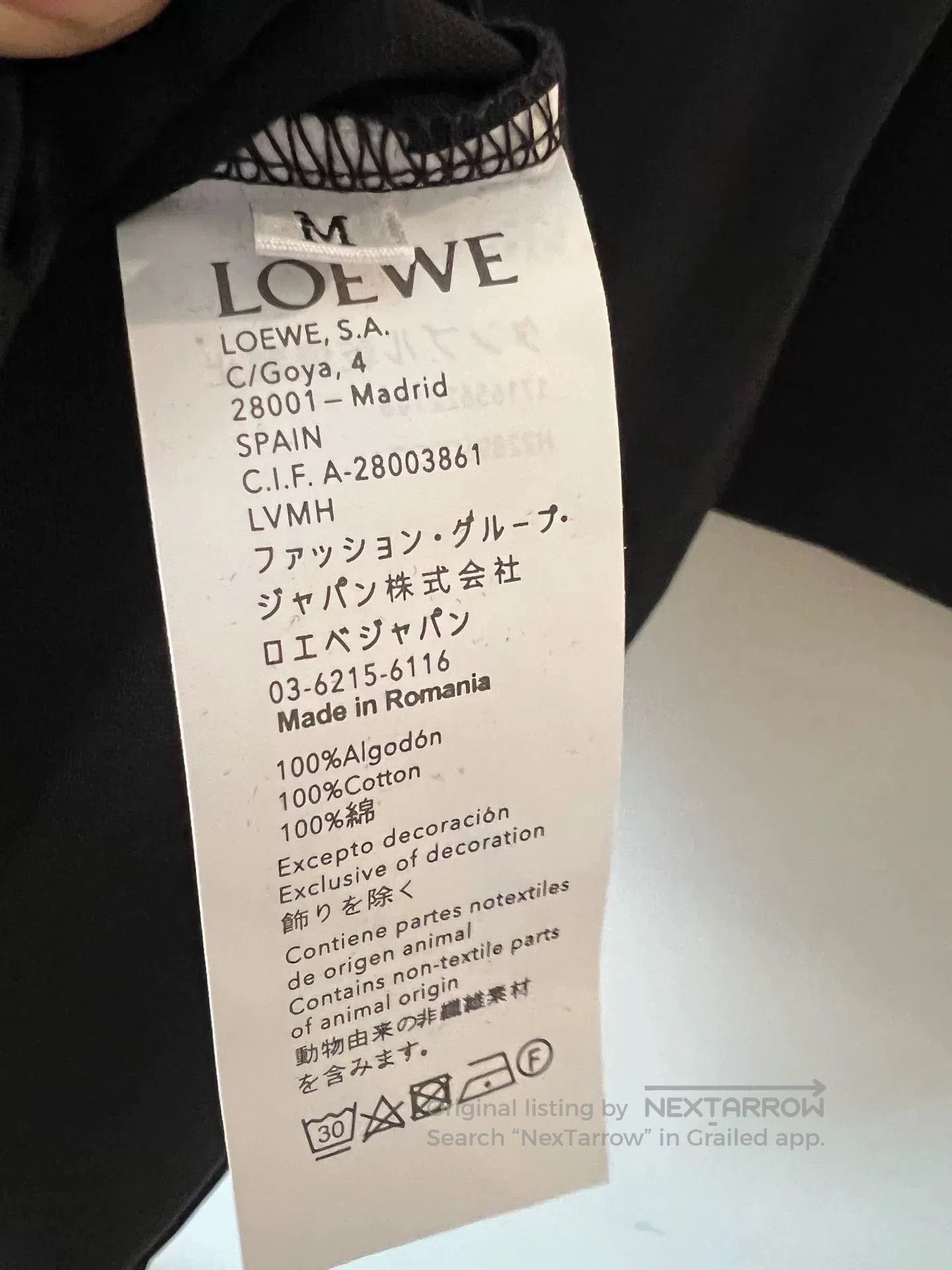 Loewe Loewe Men's Embroidered T. Size US M / EU 48-50 / 2 - 6 Thumbnail