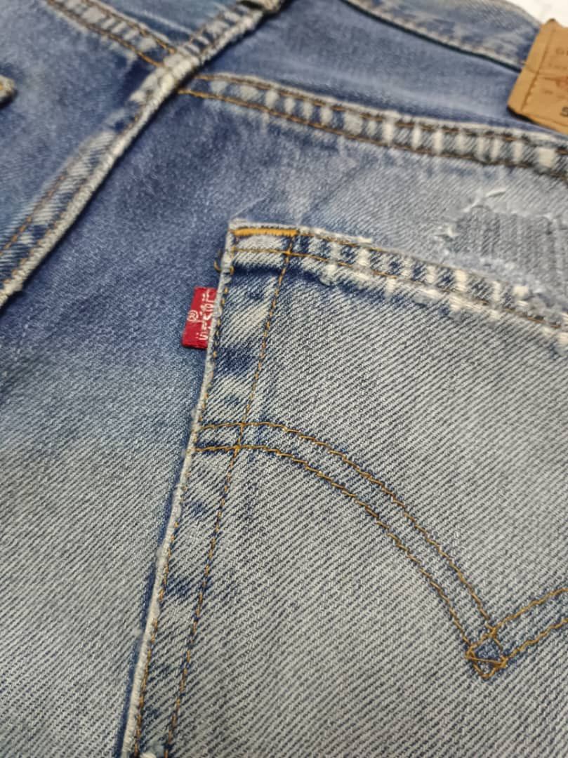 Levi's Vintage Clothing × Vintage VTG 90s Levi's 501 bottom 553 Size US 32 / EU 48 - 6 Thumbnail