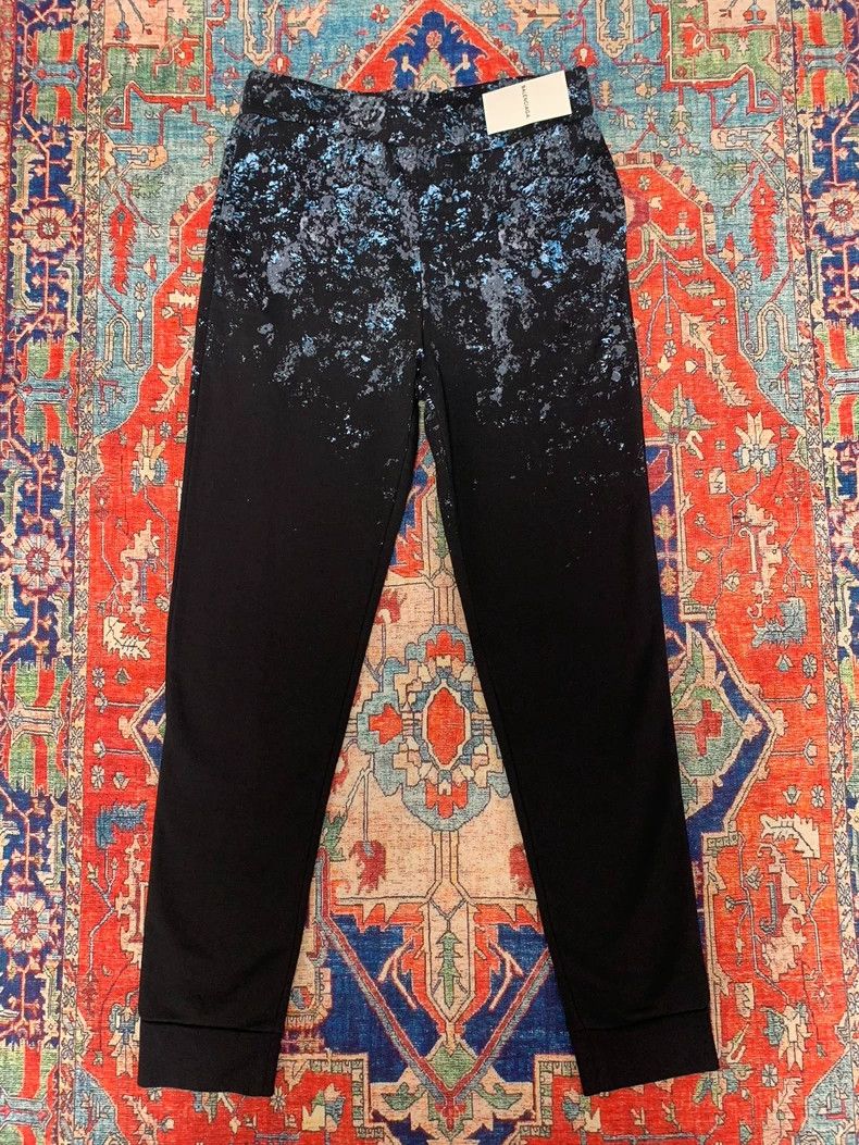 Balenciaga size xs Black Starshine Sportswear Pants 2501-Ne